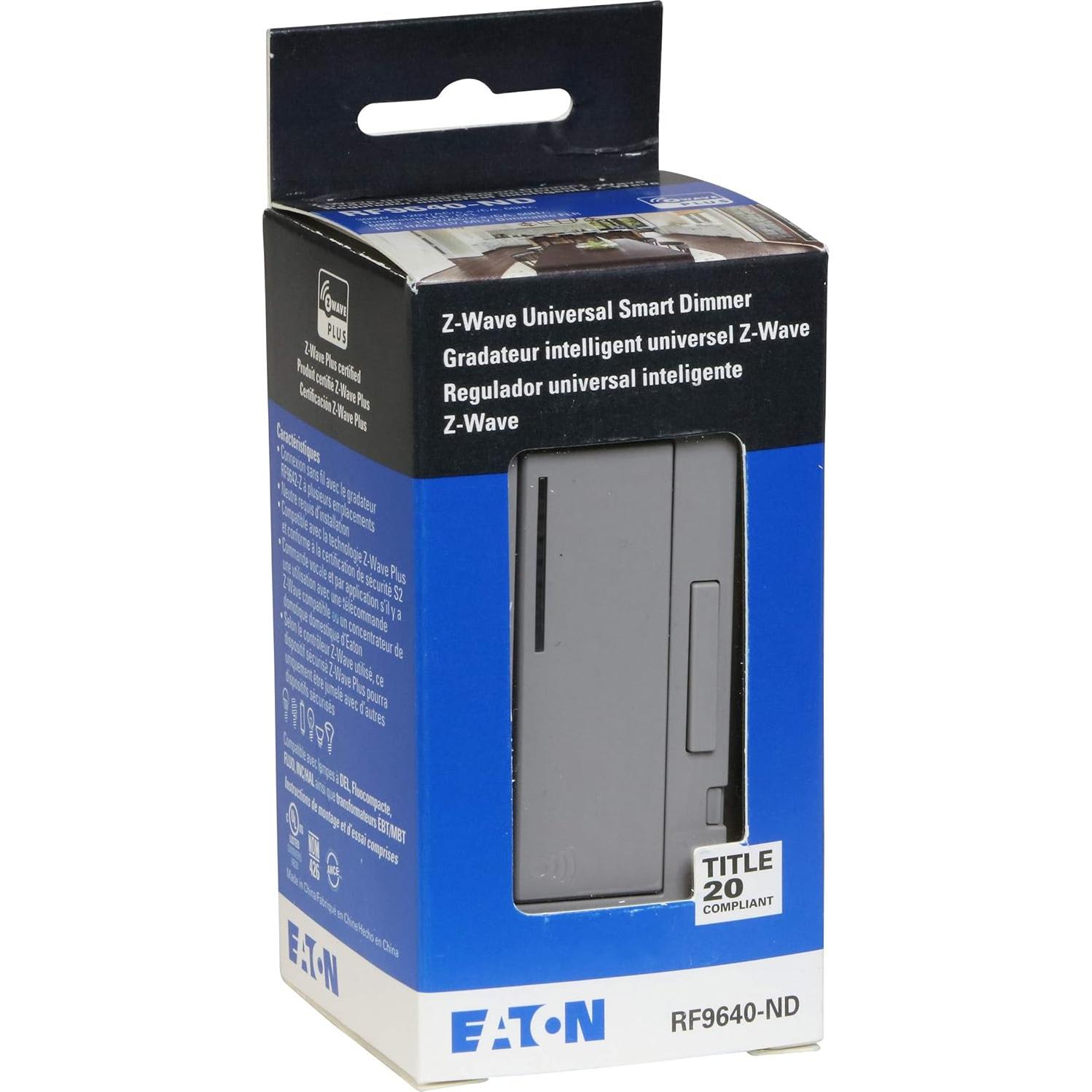 Dimmer Universal Z-Wave Plus Eaton RF9640 Gris 0.17 kg