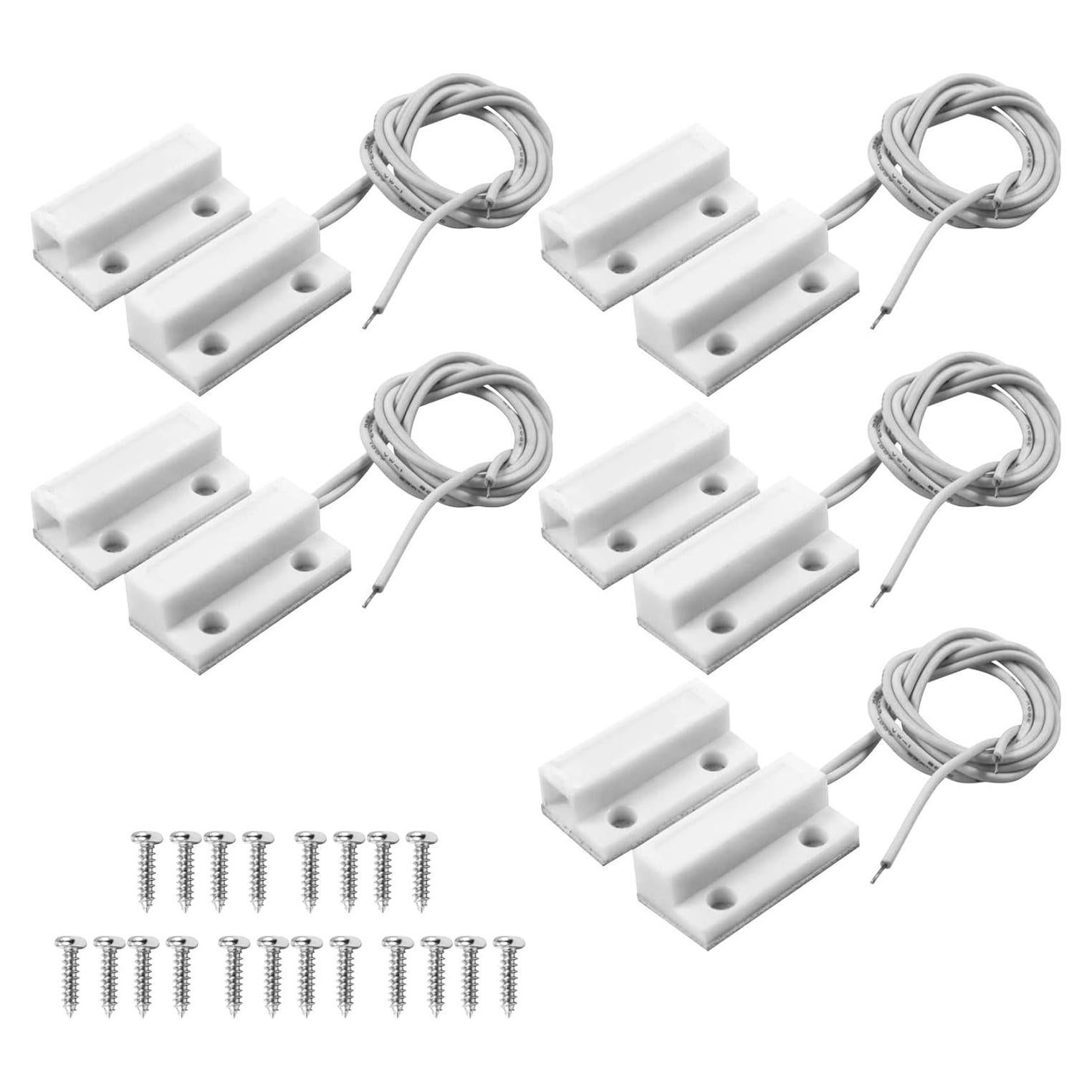 Sensor de Puerta Magnético NC Dairzitv MC-38 Blanco Cableado