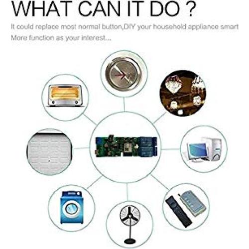 Interruptor Inteligente WiFi MHCOZY 2 Canales Control Remoto