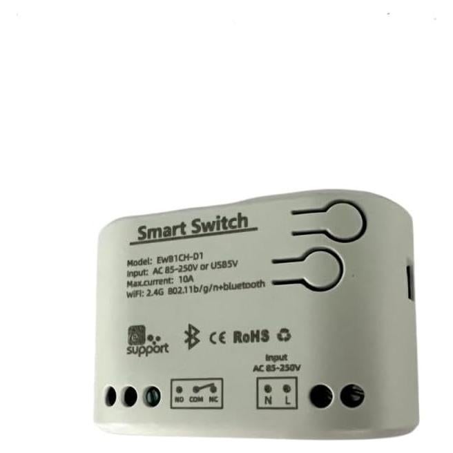Interruptor Inteligente WiFi MHCOZY 7-32V Inching Auto-bloqueo