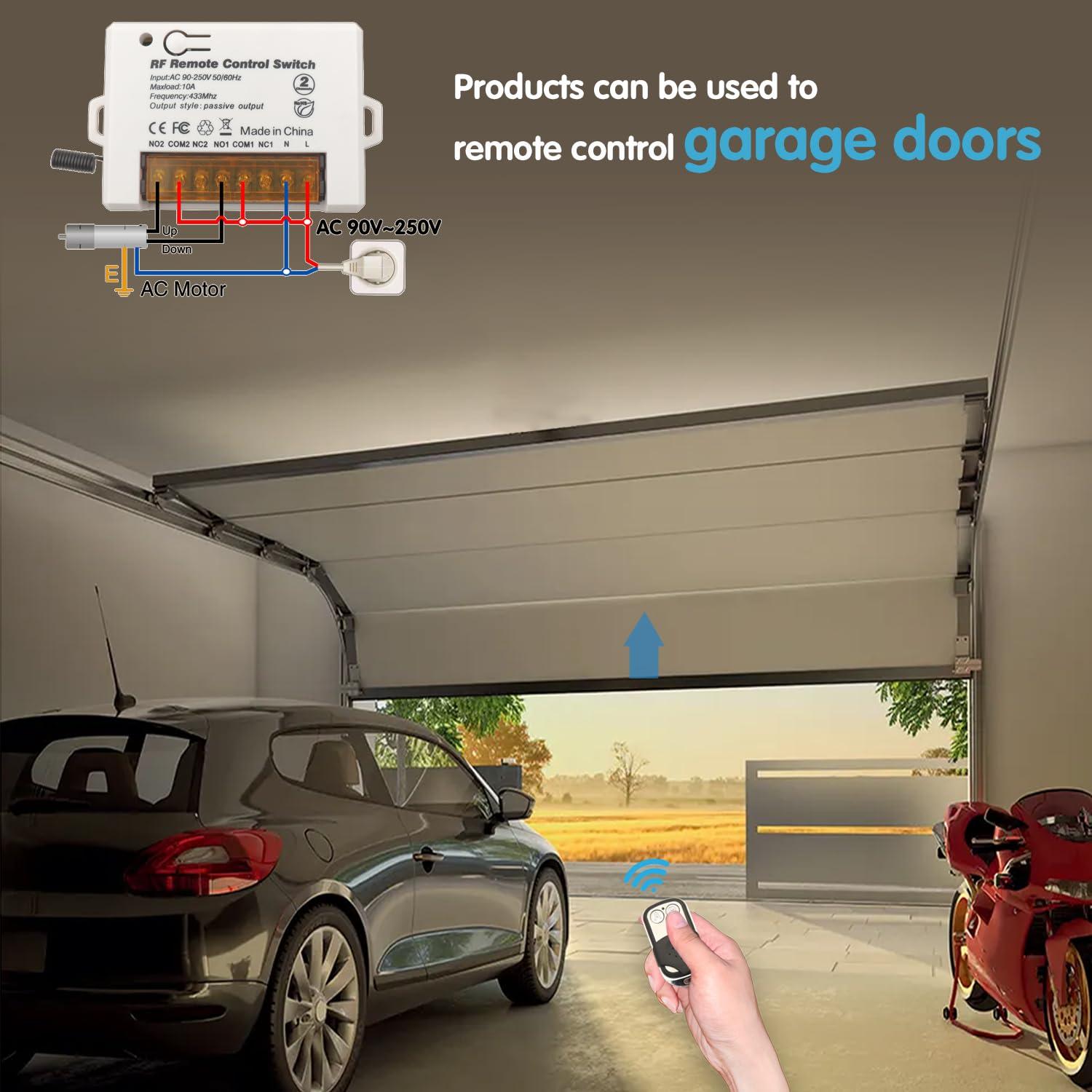 Interruptor Control Remoto Inalámbrico DieseRC 2 Canales 10A