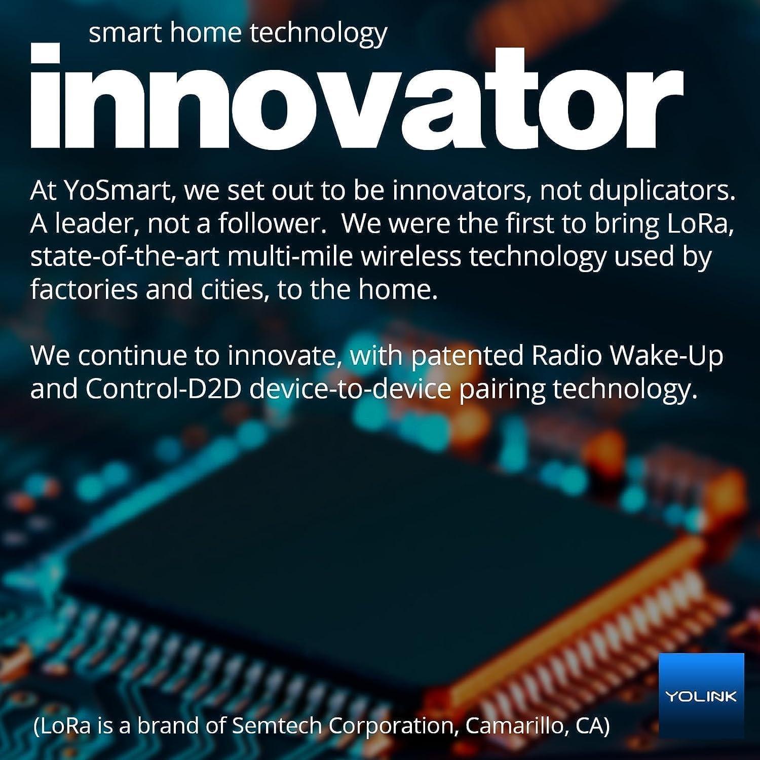 Kit de Inicio Hogar Inteligente YoLink con 2 Sensores de Fugas