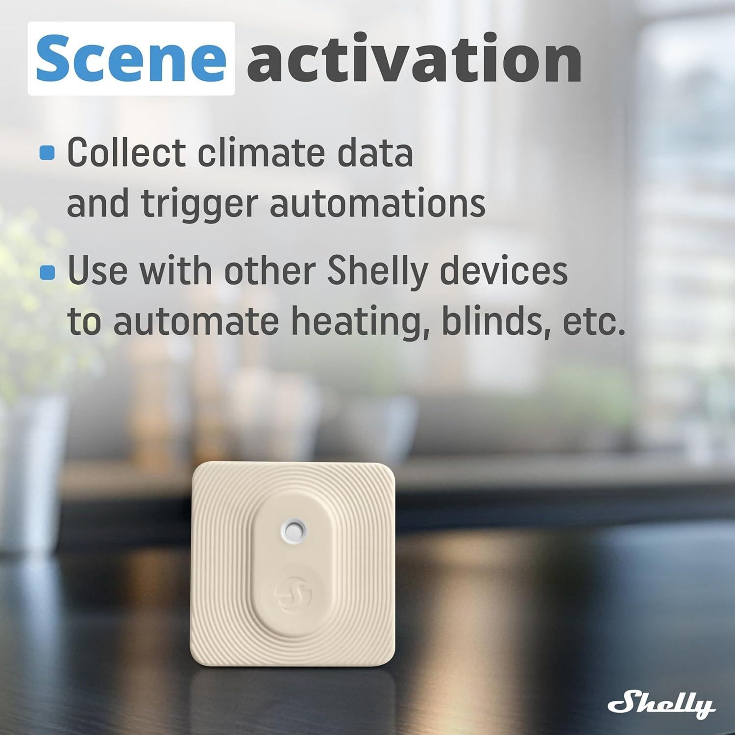 Sensor de Temperatura y Humedad Shelly BLU H&T IP54