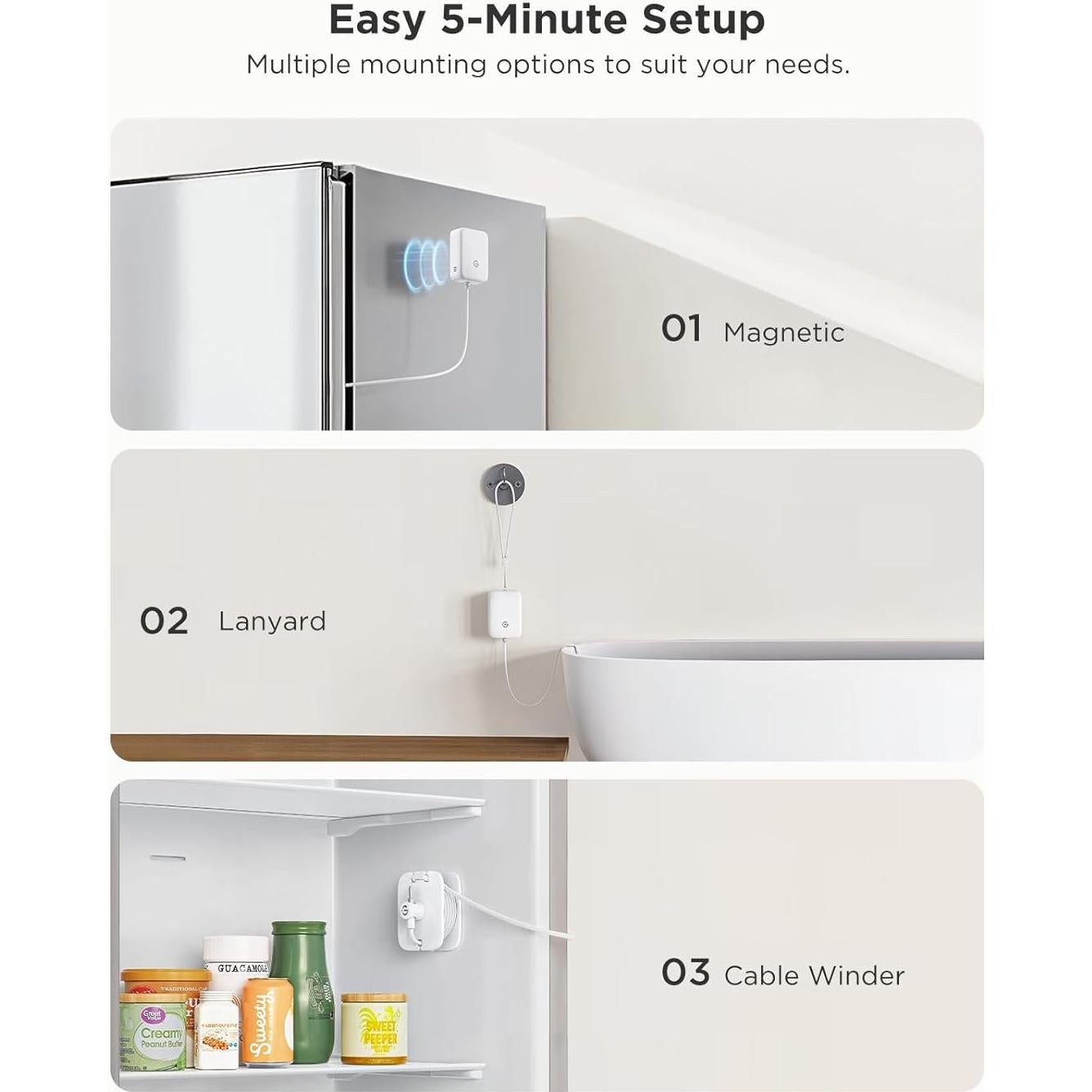 Termómetro Bluetooth GoveeLife H5111 2 Sensores para Refrigerador