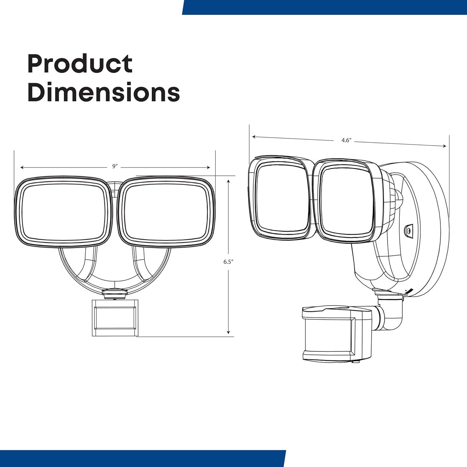 Luz de Inundación Inteligente Feit Electric 28W LED WiFi 2000lm