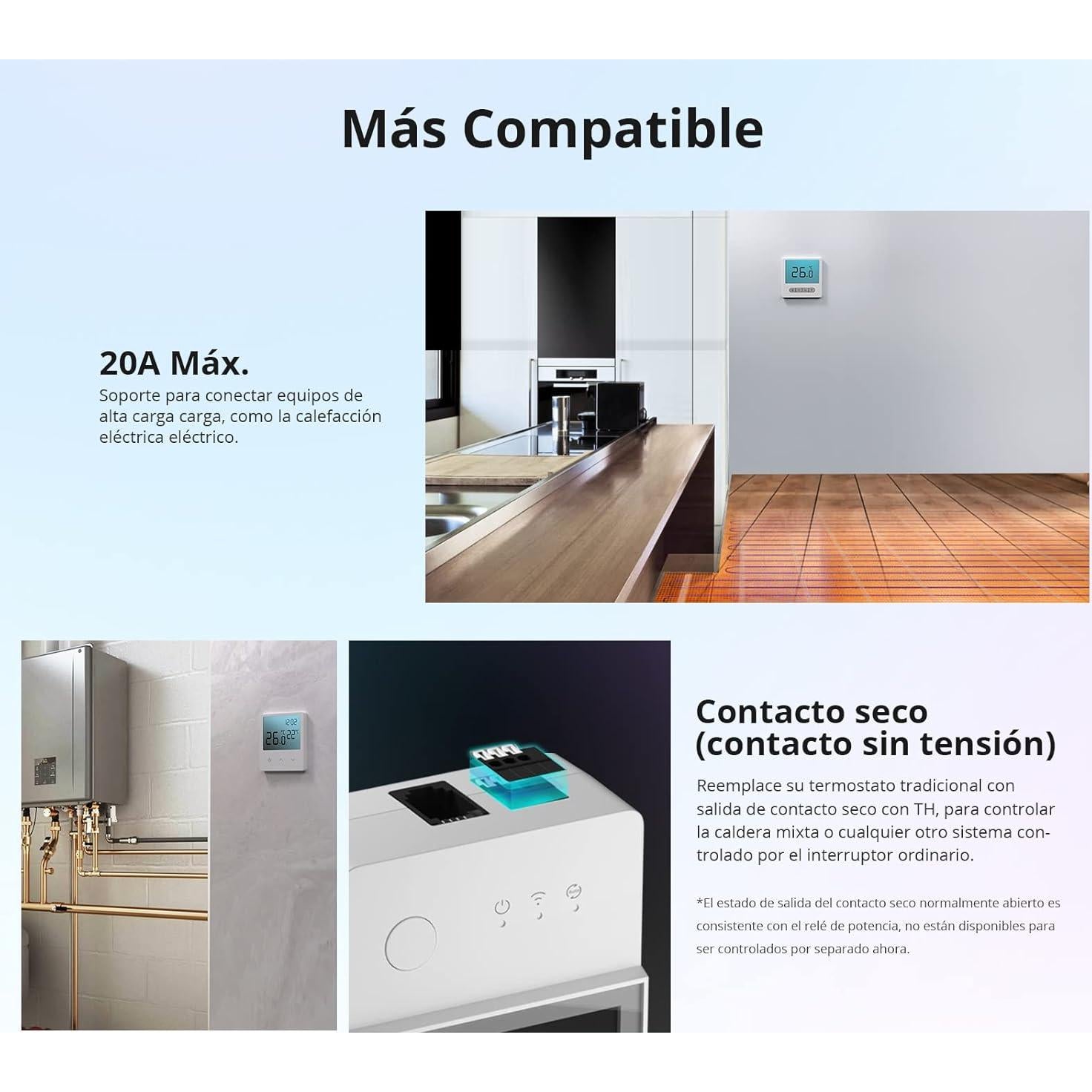 Interruptor Inteligente WiFi SONOFF THR320D con Monitoreo de Temperatura
