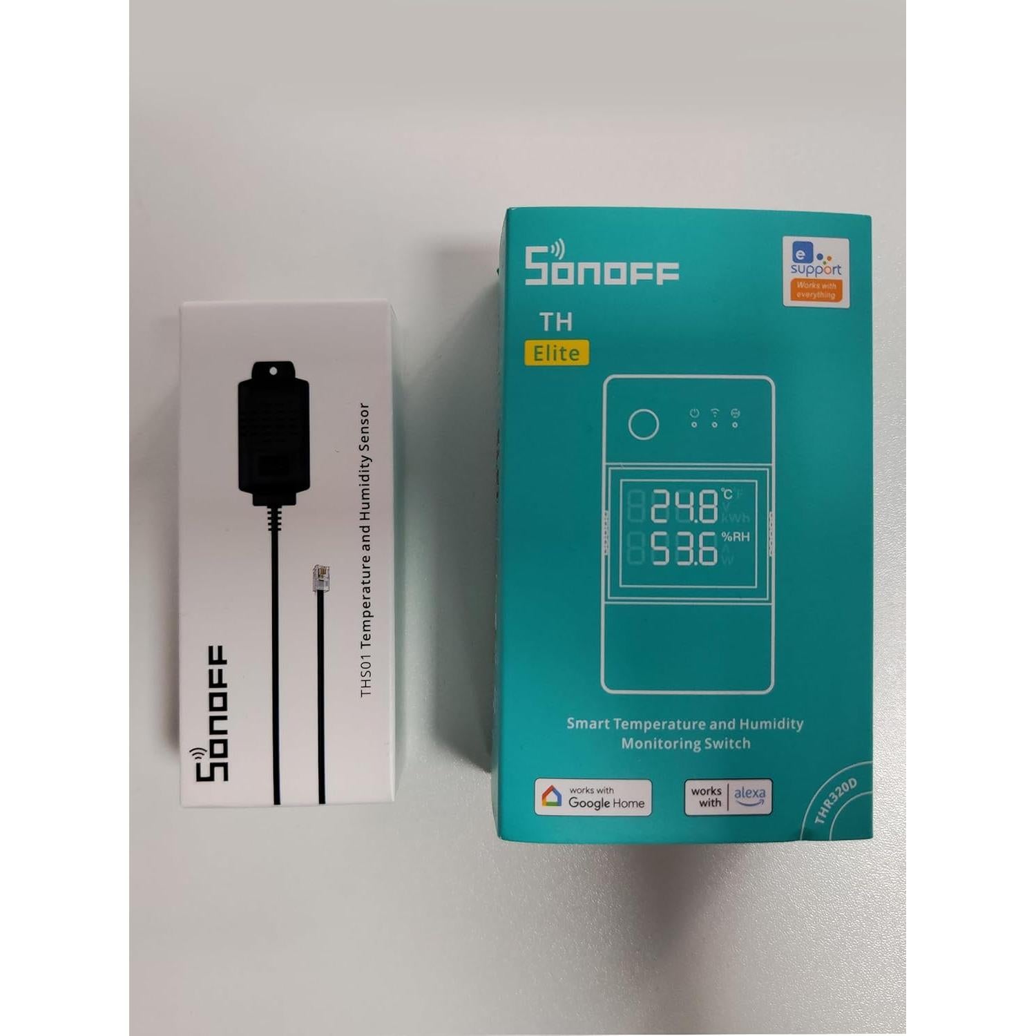 Interruptor Inteligente WiFi SONOFF THR320D con Monitoreo de Temperatura