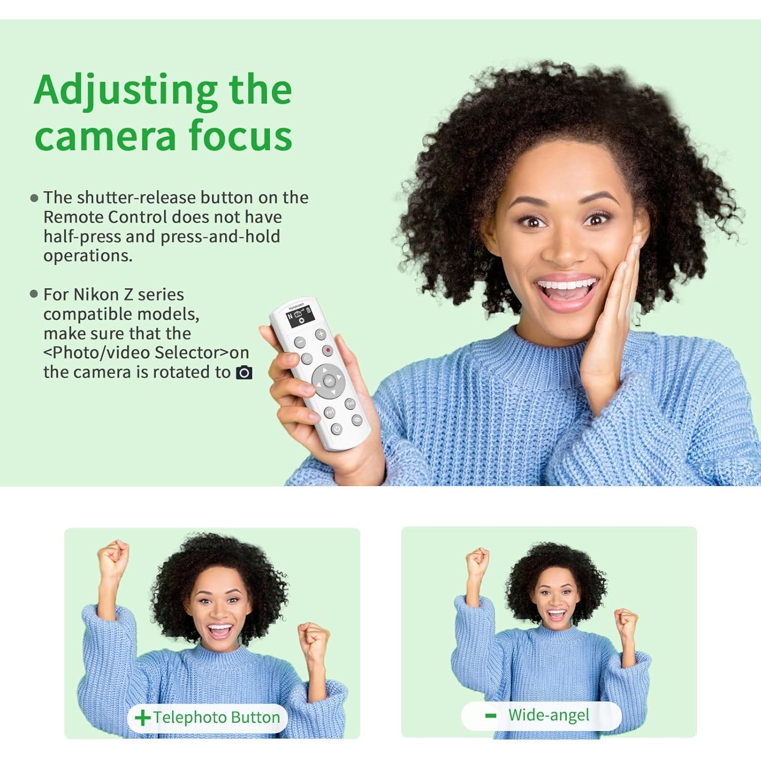 Disparador Remoto Inalámbrico Hanpusen para Nikon Z6 II/Z7 II