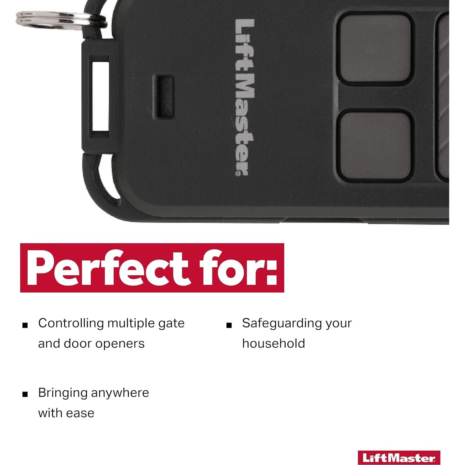 Control Remoto Mini LiftMaster 890MAX para Puertas de Garaje