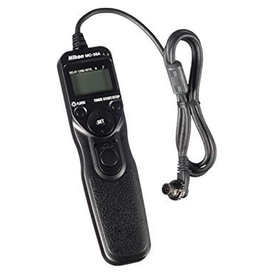 Cable de liberación de obturador remoto Nikon MC-36A para DSLR