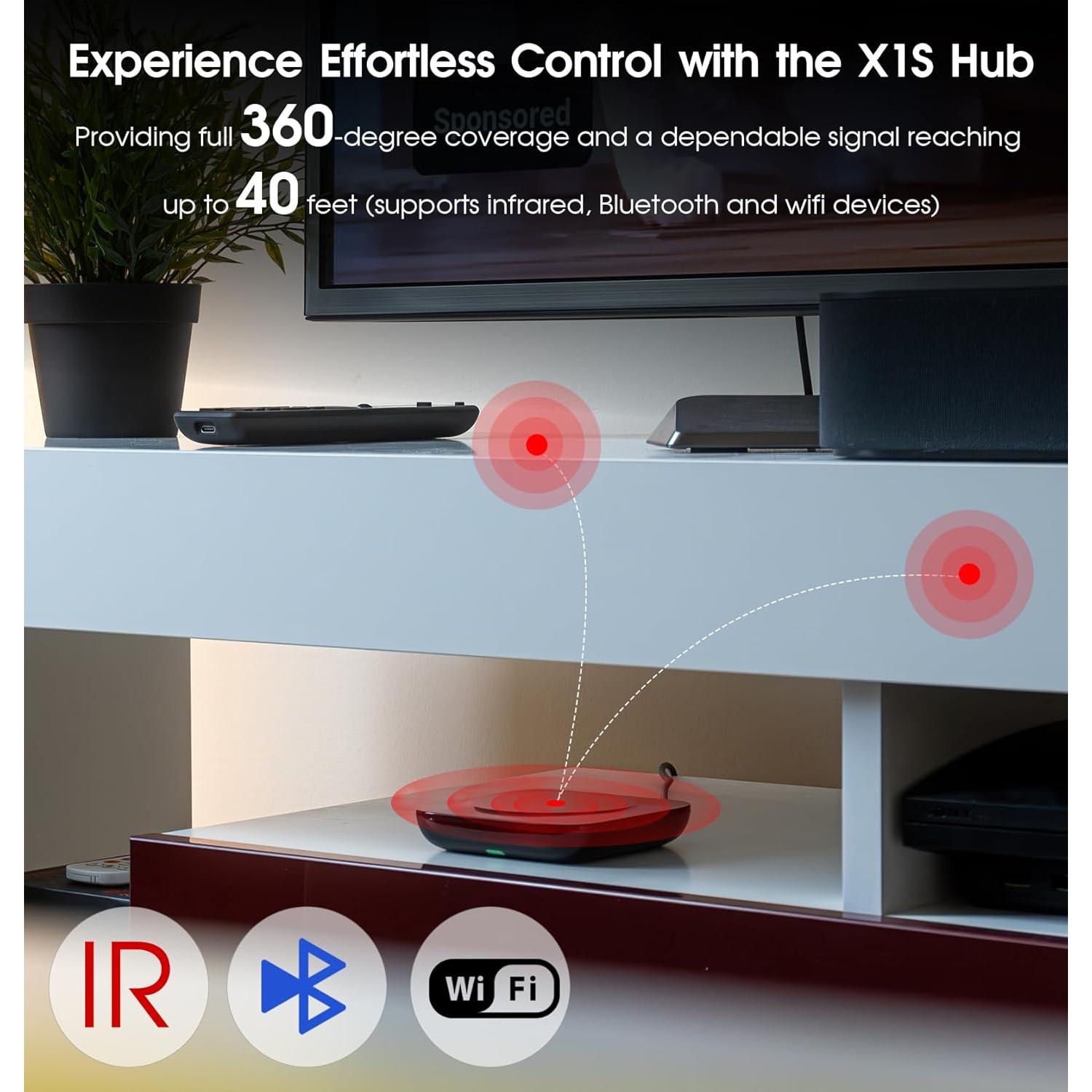 Control Remoto Universal SofaBaton X1S con Hub - Compatible 500,000 Dispositivos