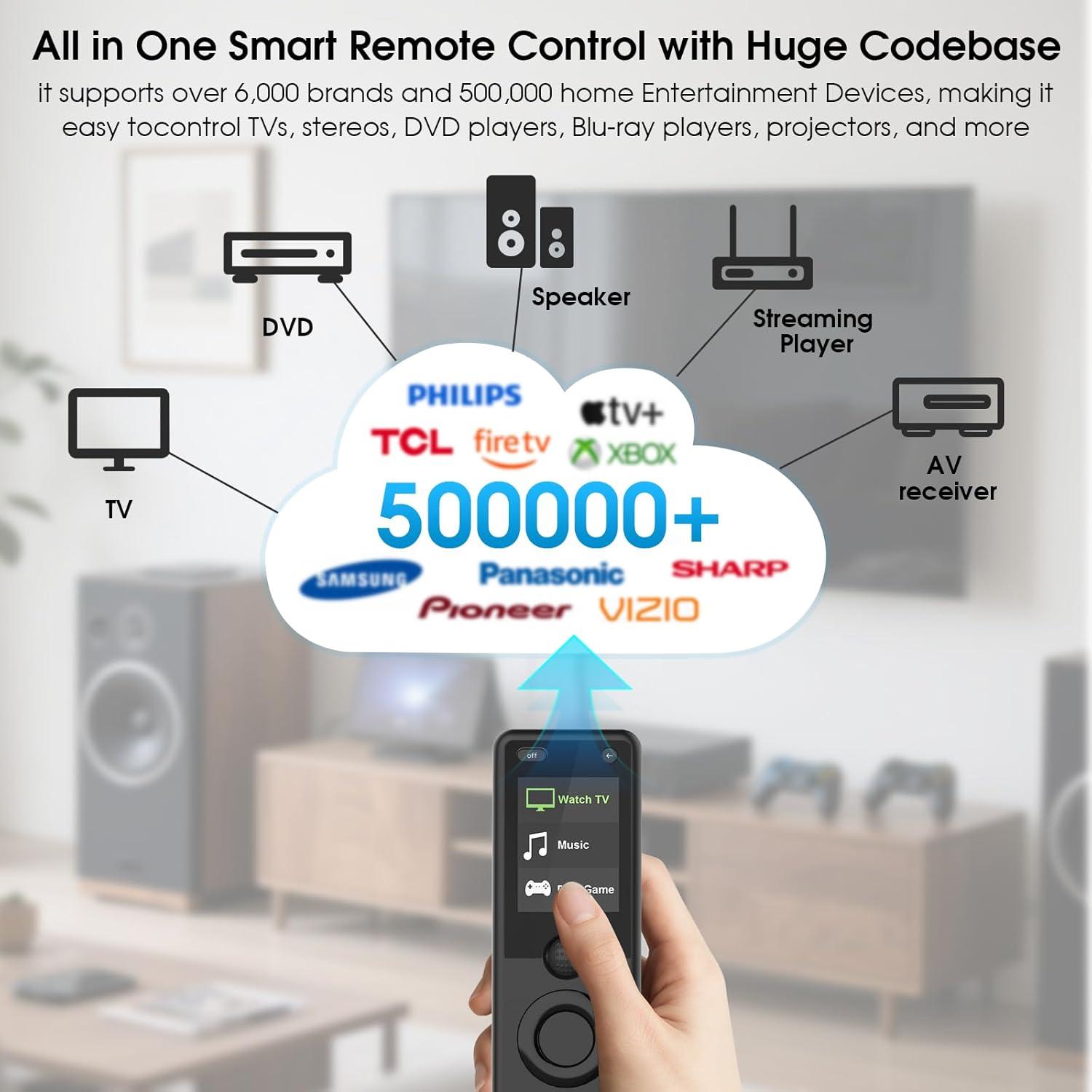 Control Remoto Universal SofaBaton X1S con Hub - Compatible 500,000 Dispositivos