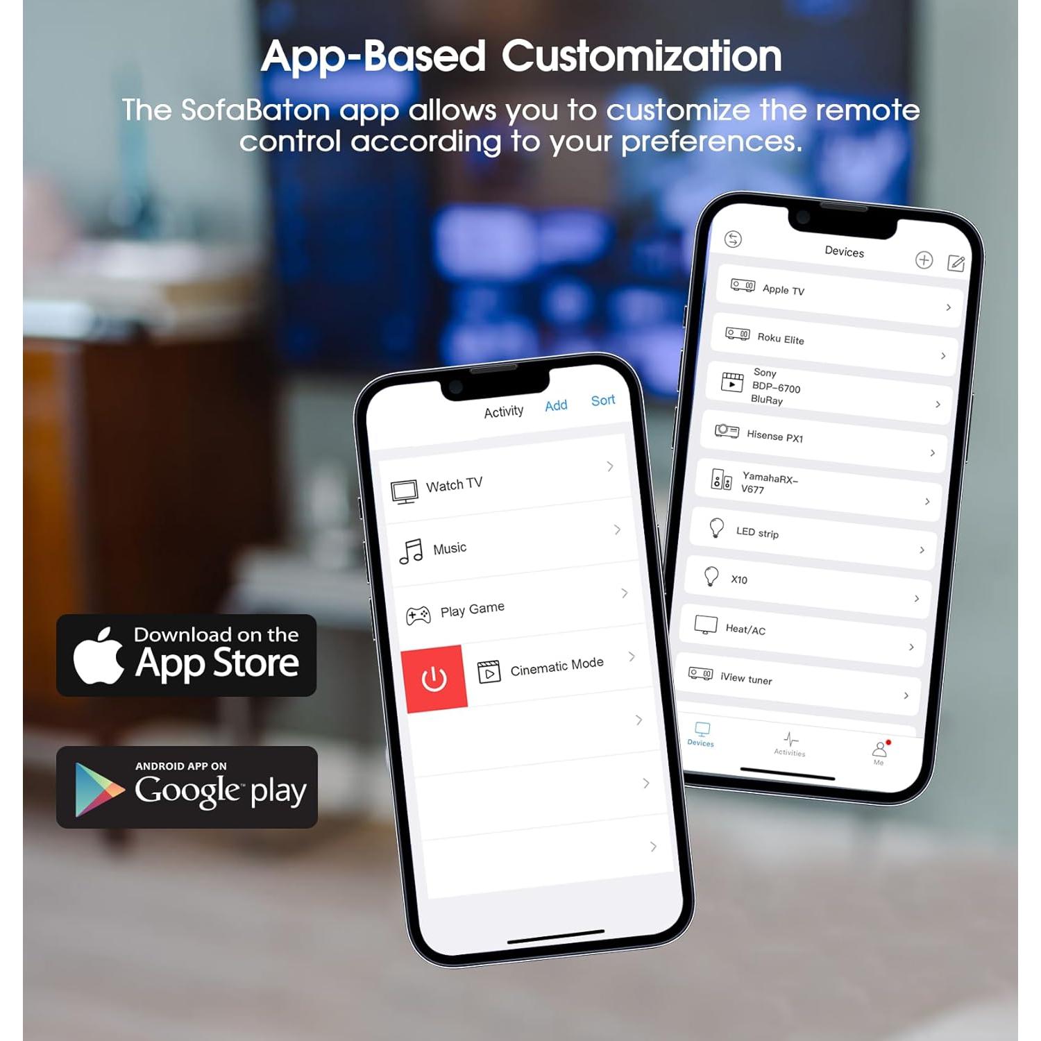 Control Remoto Universal SofaBaton X1S con Hub - Compatible 500,000 Dispositivos