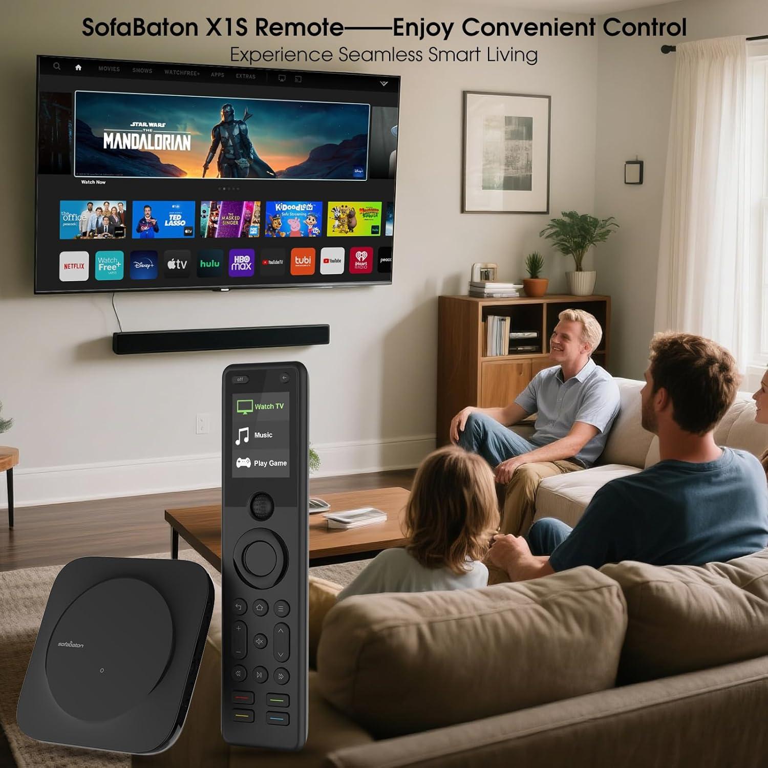 Control Remoto Universal SofaBaton X1S con Hub - Compatible 500,000 Dispositivos