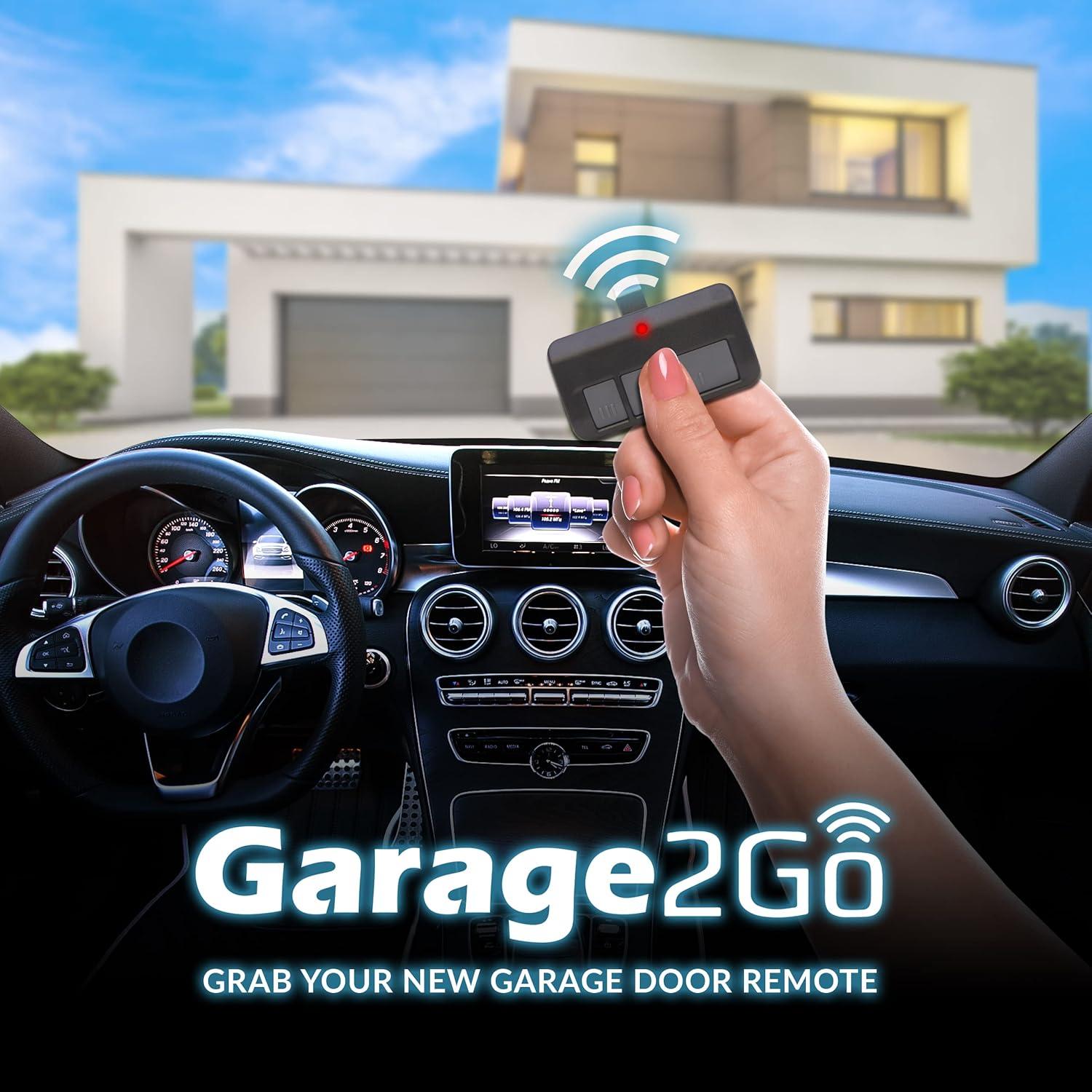 Control Remoto de Garaje Garage2Go GD R27 MLT 3B-X2 - 2 Paquete