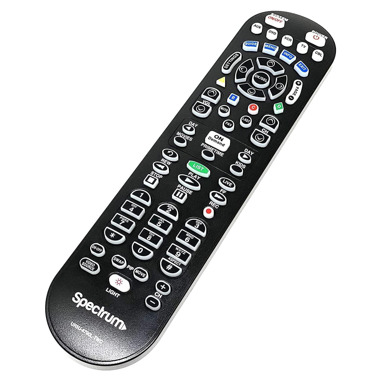 Control Remoto Universal SPECTRUM CLIKR-5 para TV y Cable