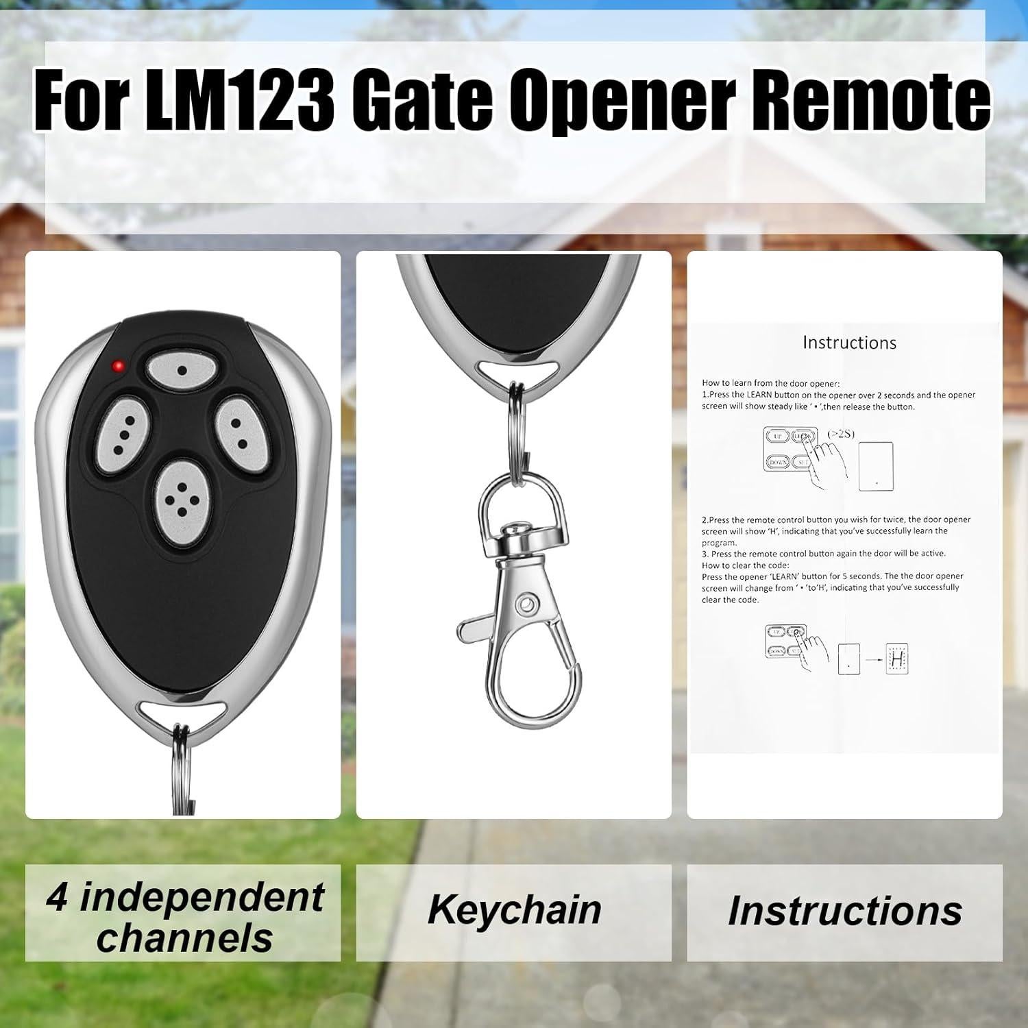 Abridor de Puerta Remoto Kingdder 3 Pcs 433.92MHz