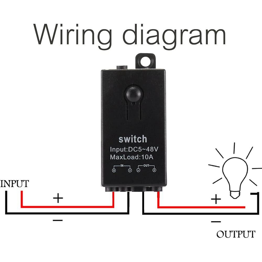 Mini Interruptor Inalámbrico 12V dstfuy mt-03 100m Control Remoto