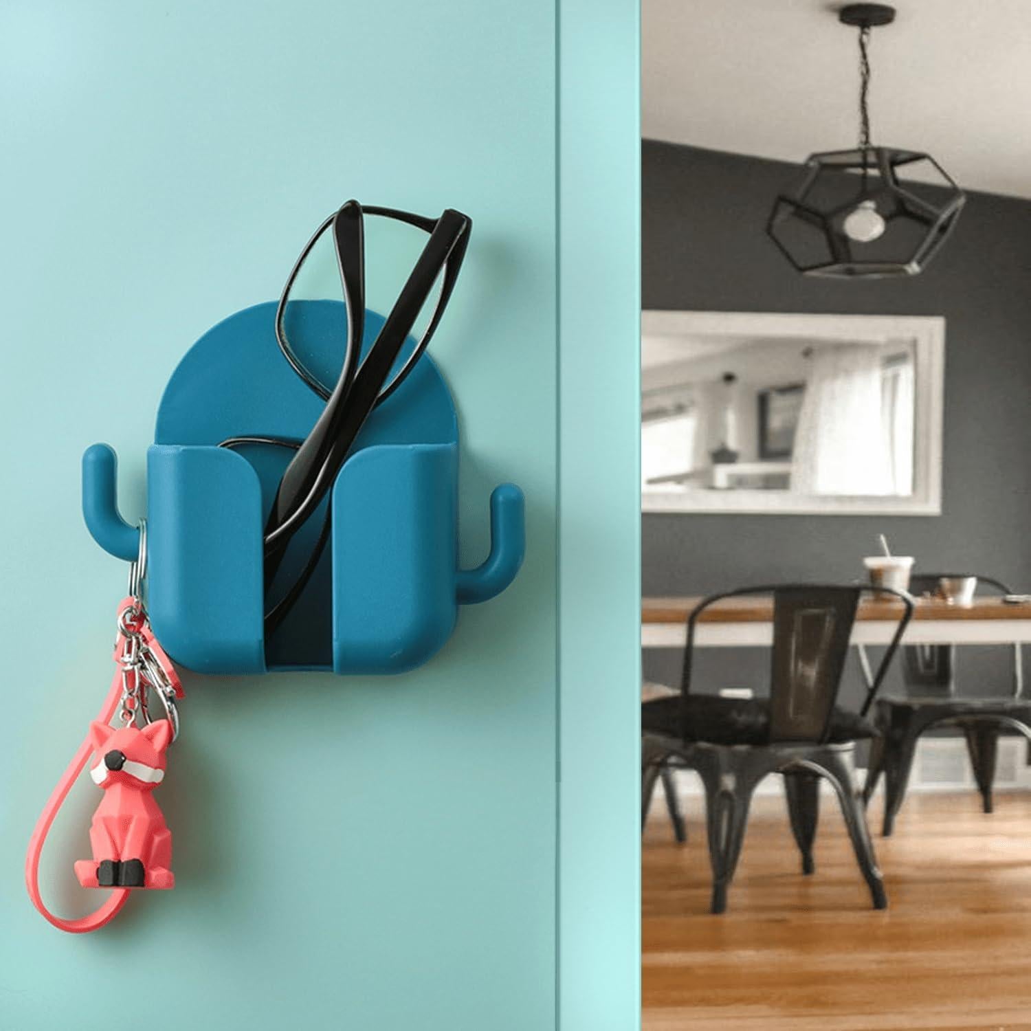 Organizador Multifuncional Adhesivo XINHONGJIN 4 Pcs - Sin Agujeros