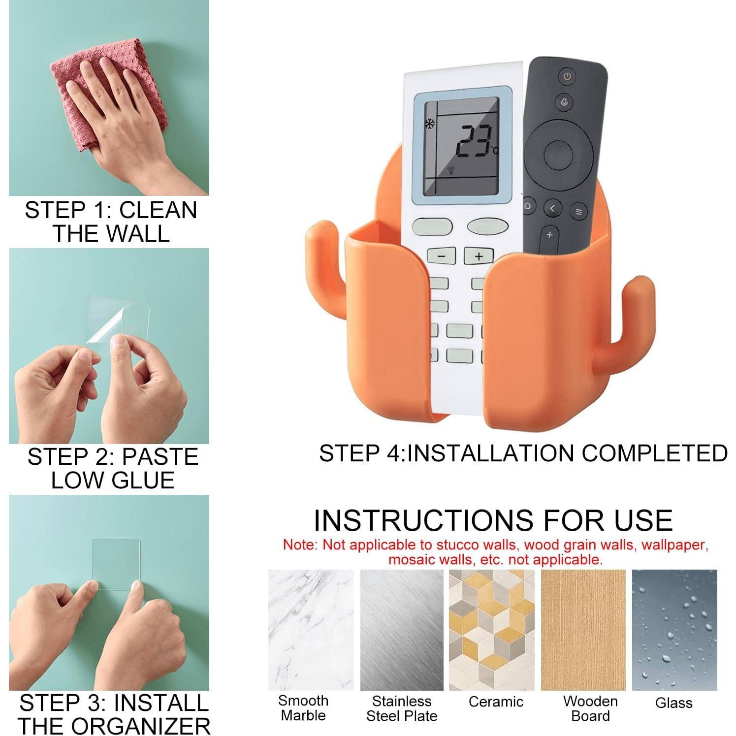 Organizador Multifuncional Adhesivo XINHONGJIN 4 Pcs - Sin Agujeros