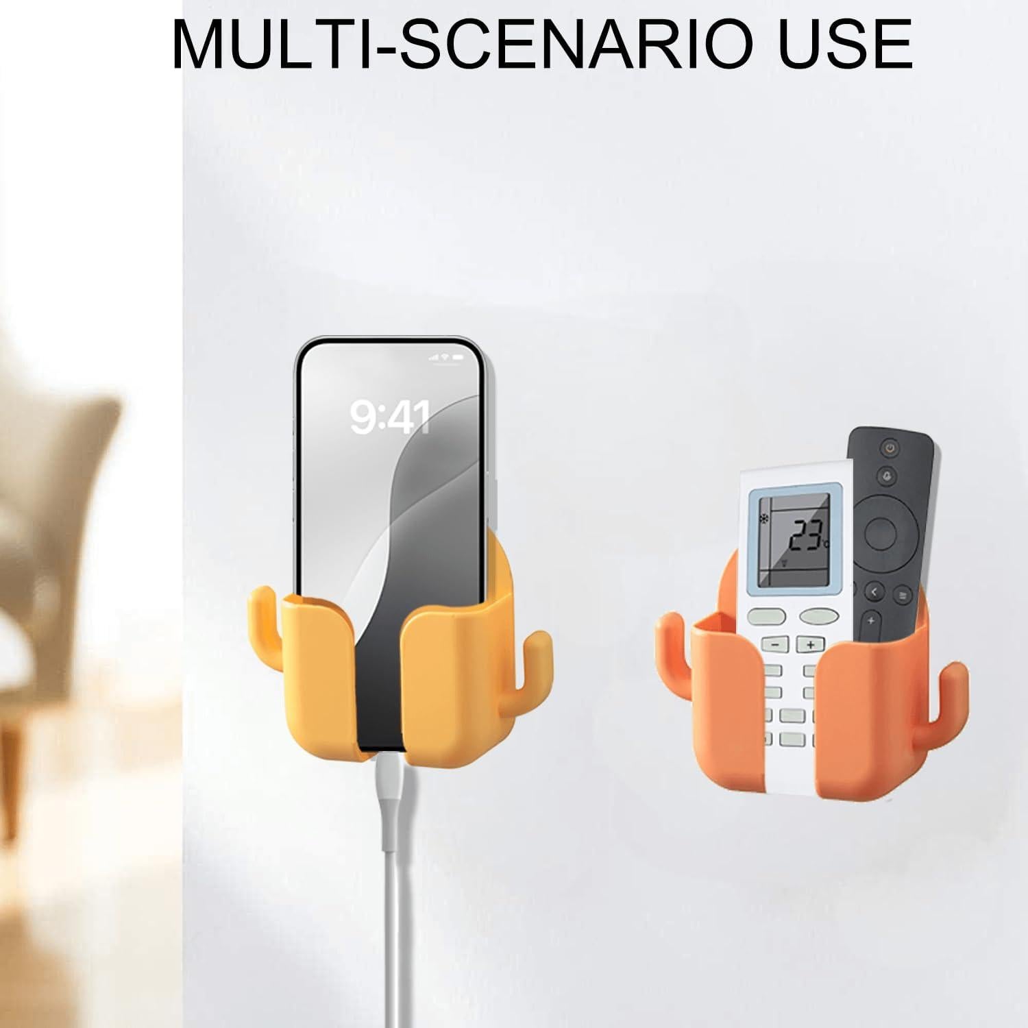 Organizador Multifuncional Adhesivo XINHONGJIN 4 Pcs - Sin Agujeros