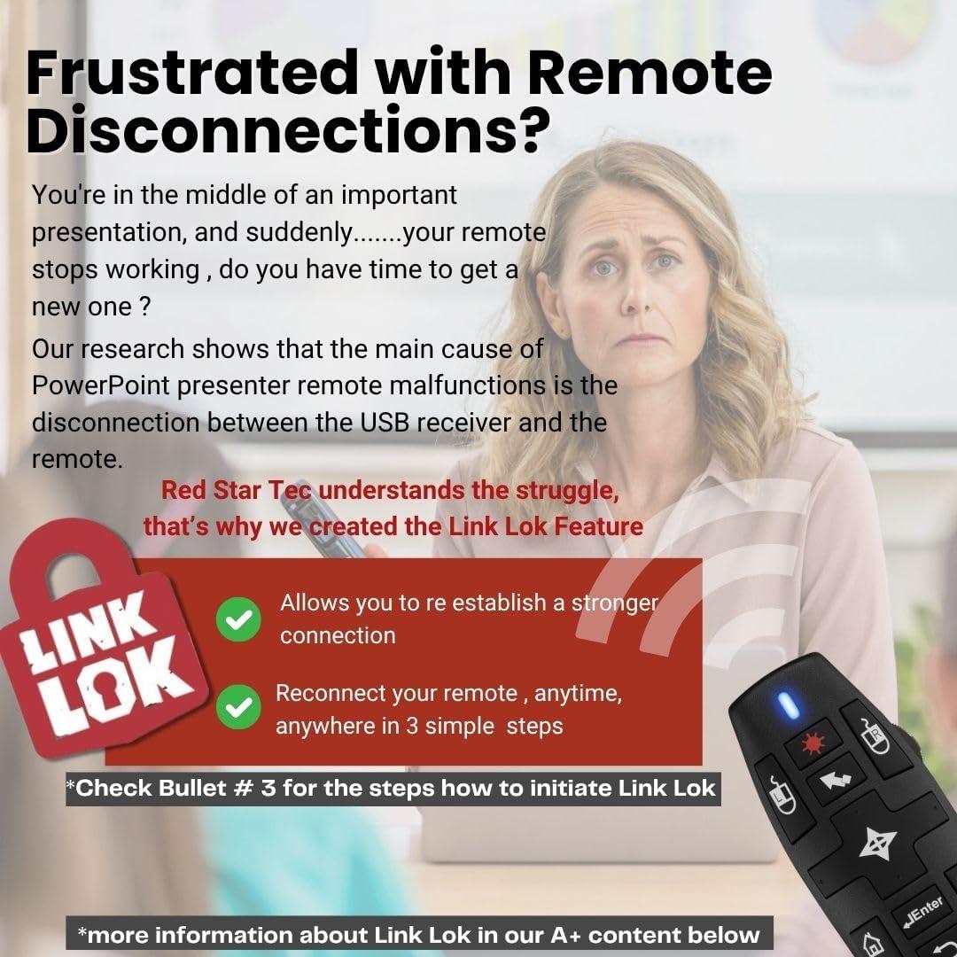 Control Remoto Inalámbrico PR-820 con Puntero Láser y Ratón Aéreo