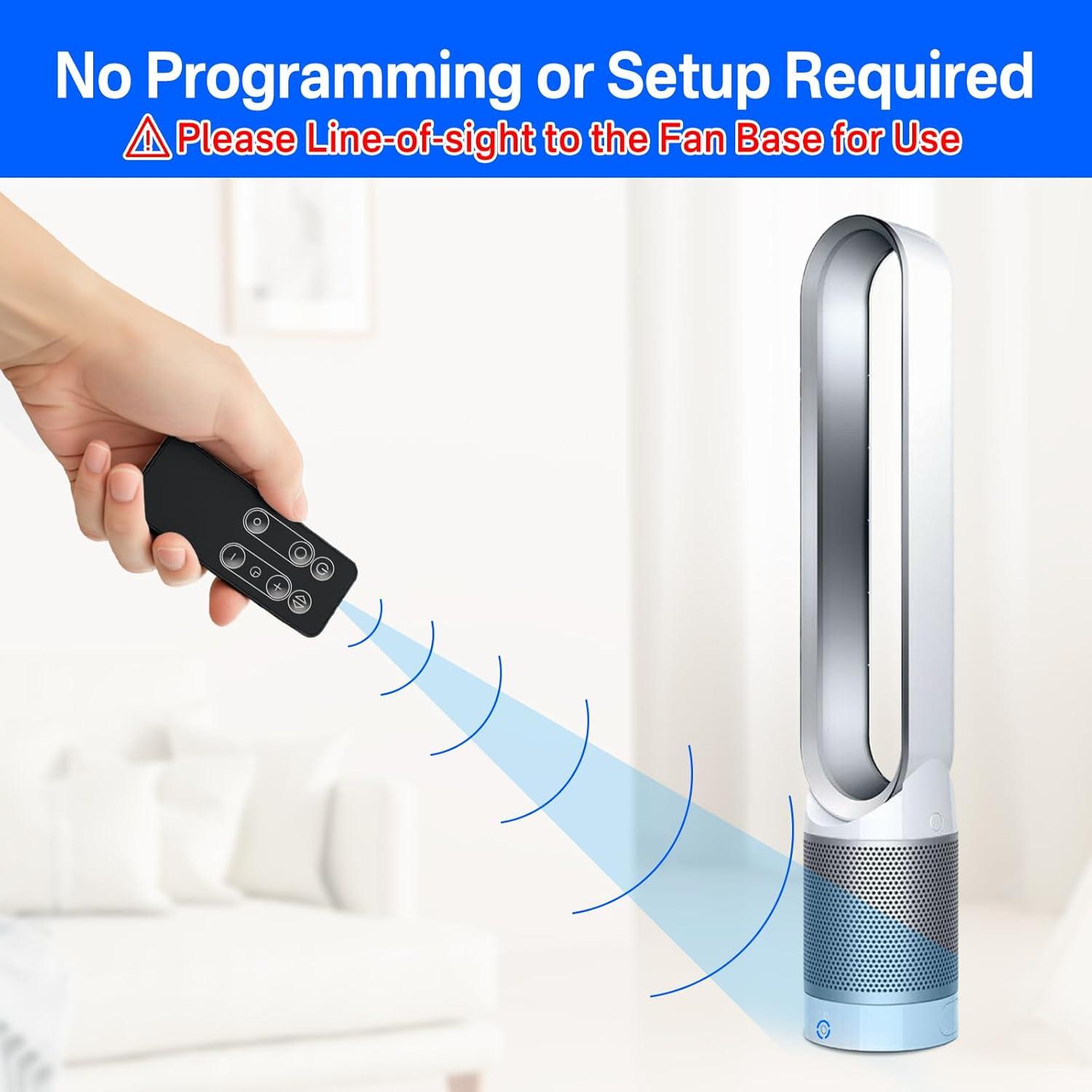 Control Remoto Reemplazo Dyson AM11 TP00 TP01 con Soporte