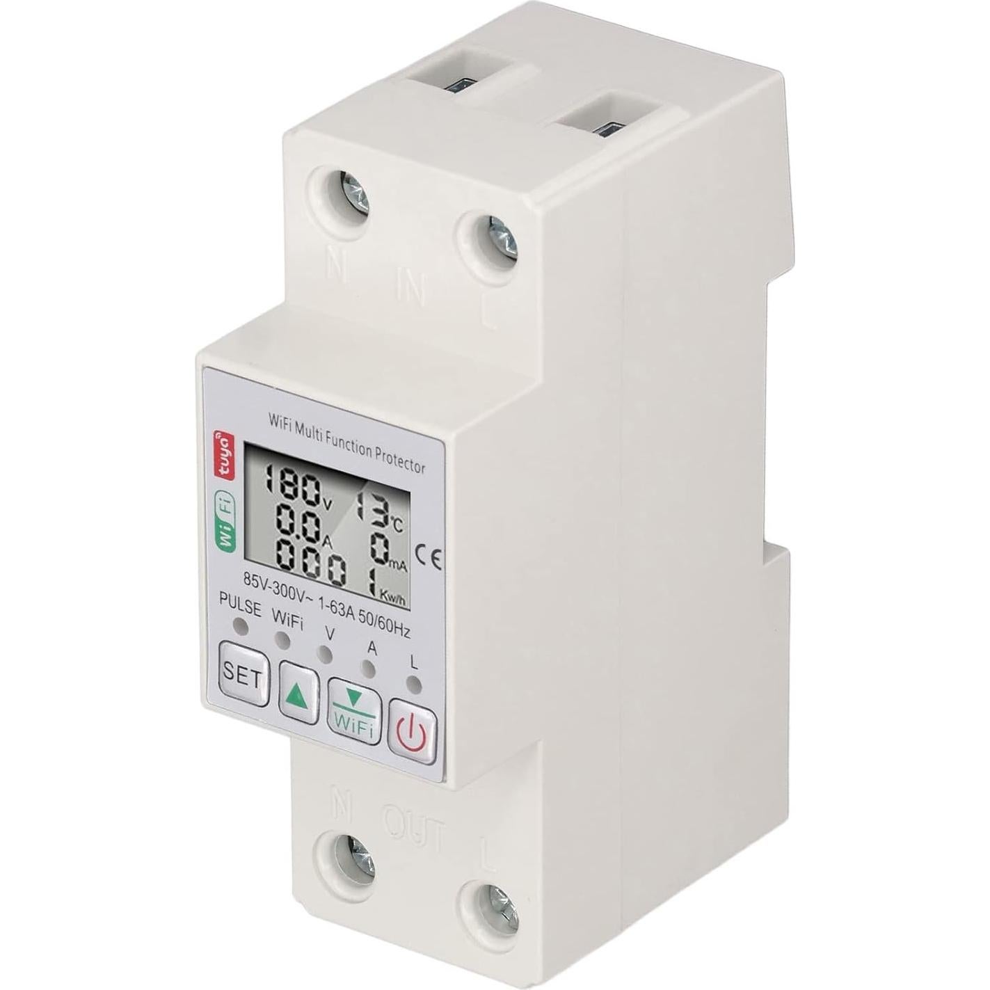 Interruptor Inteligente Asixxsix 63A Control Remoto APP Tuya