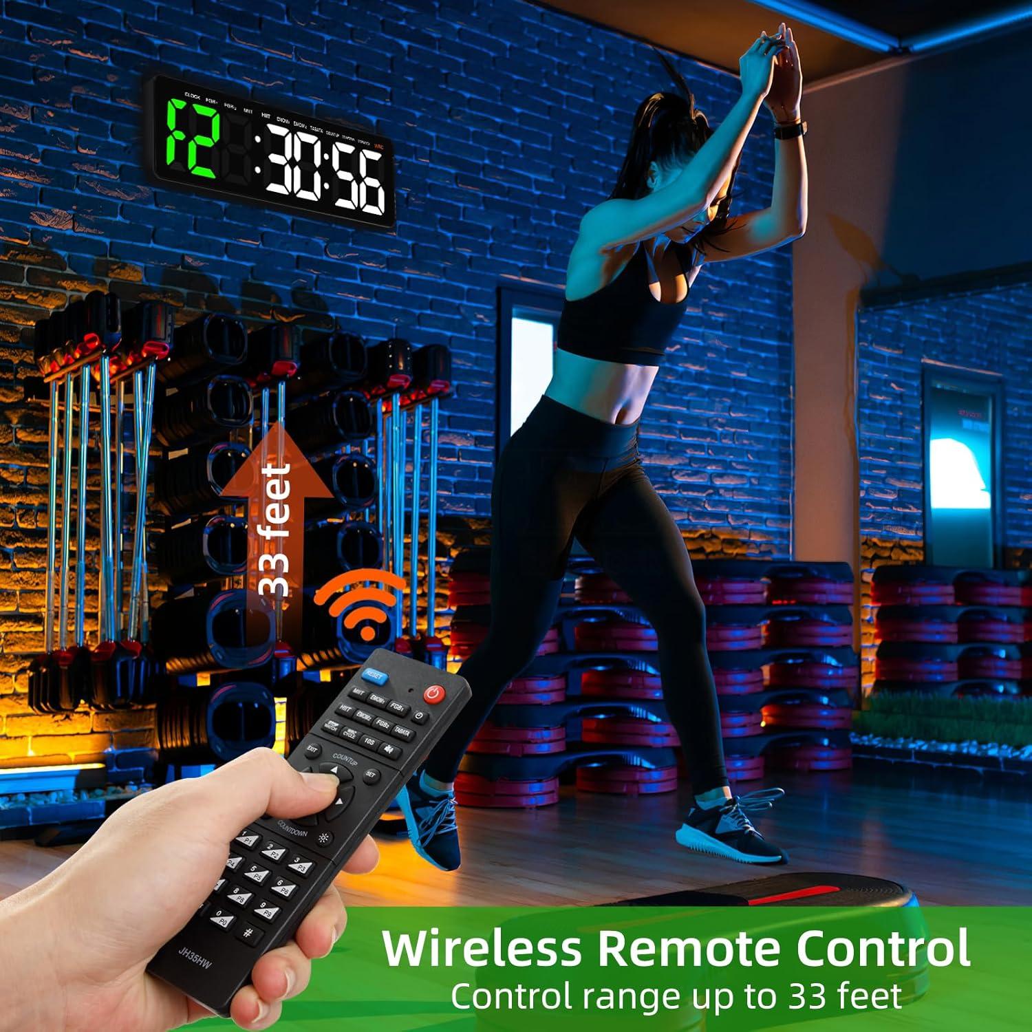 Temporizador Digital de Gimnasio AnExer VXTR04-GW 16.5" LED