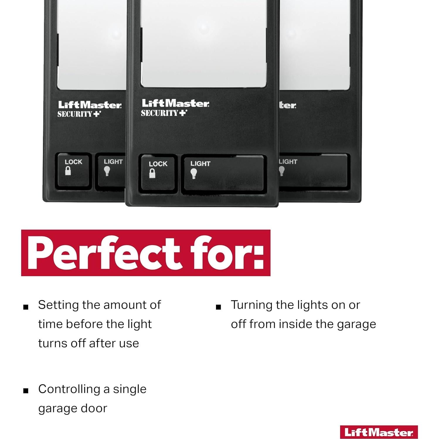 Panel de Control LiftMaster 78LM para Puerta de Garaje - Paquete de 3