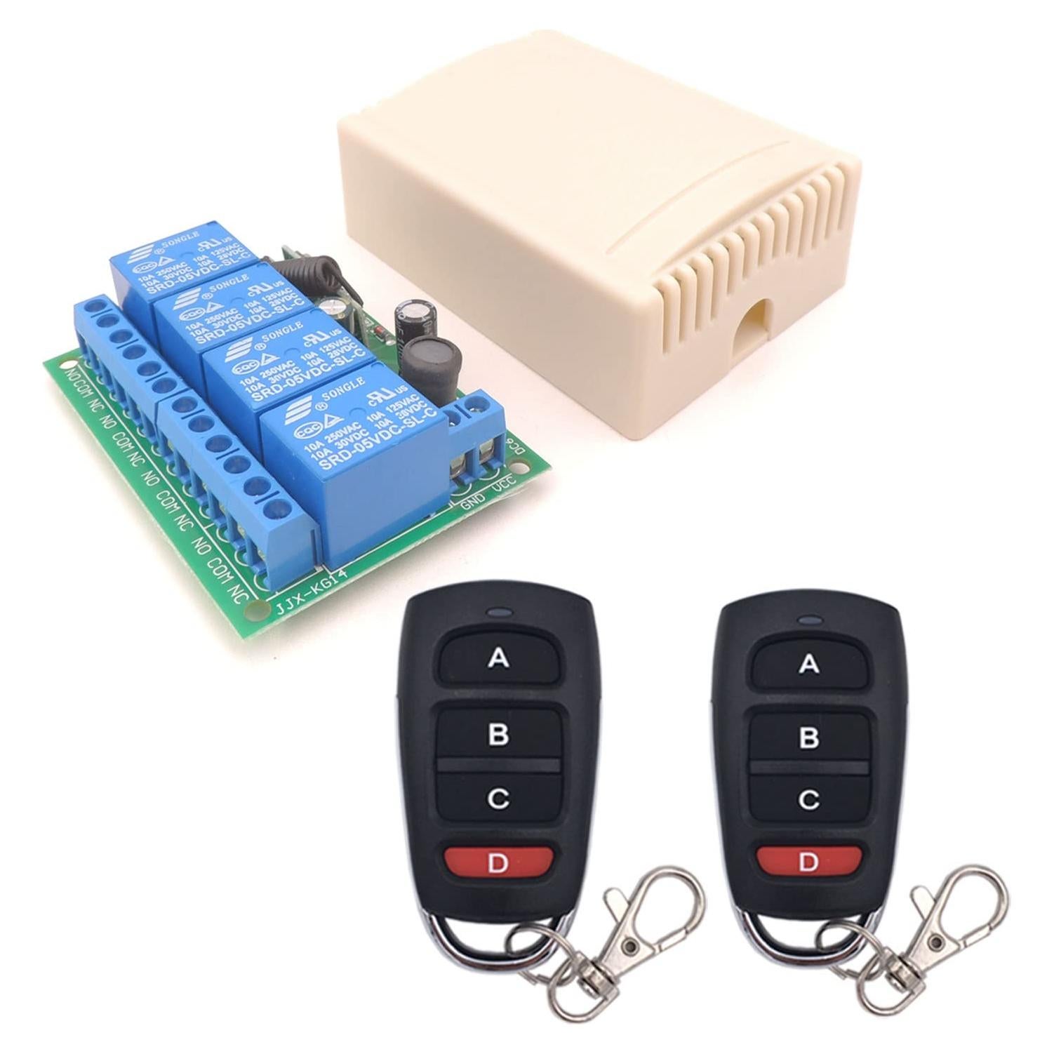 Interruptor Control Remoto Inalámbrico DieseRC 4 Canales 10A