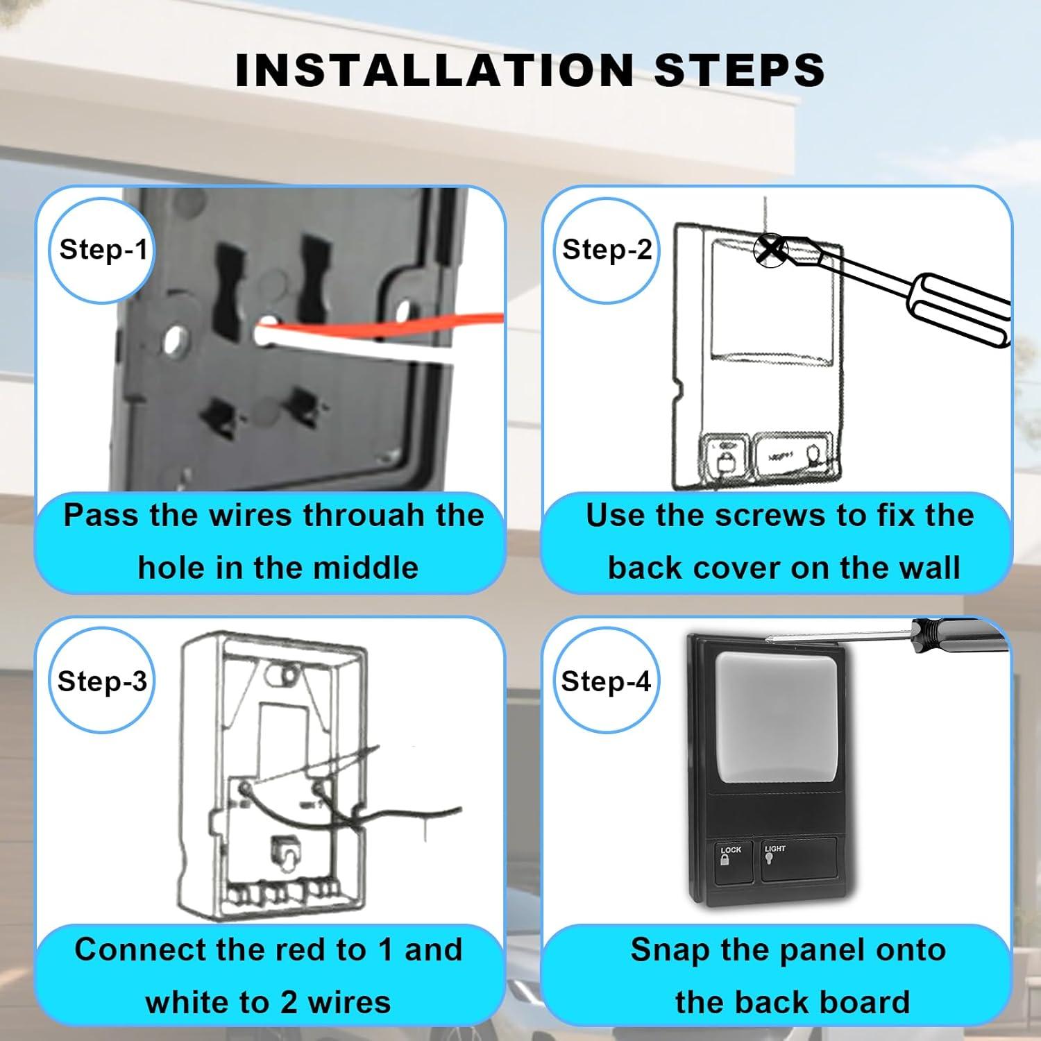 Panel de Control Multifuncional LiftMaster 78LM para Garaje