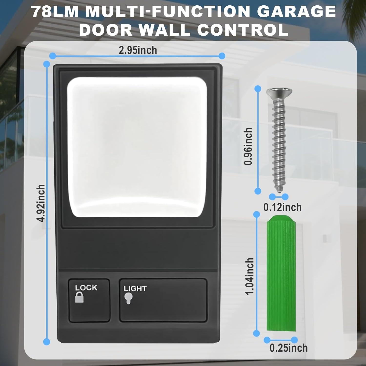 Panel de Control Multifuncional LiftMaster 78LM para Garaje