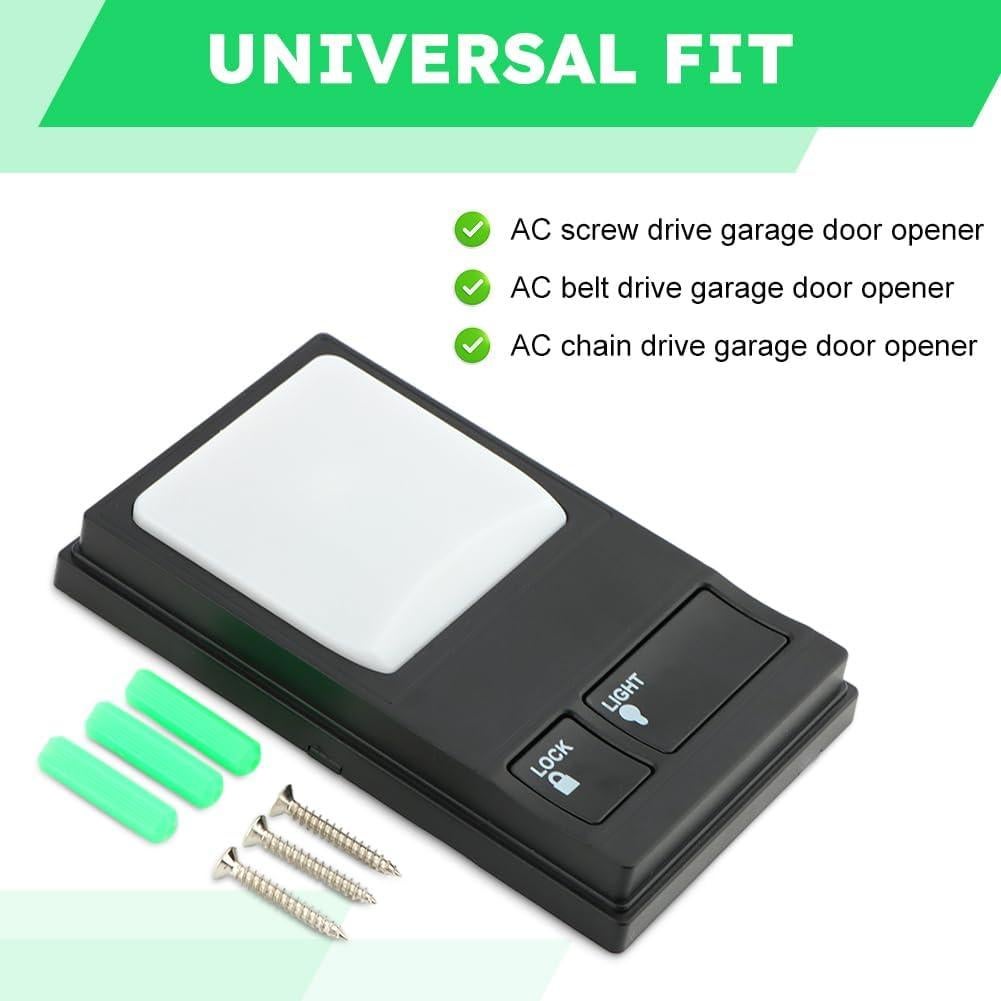 Panel de Control de Abridor de Puerta de Garaje QWLWBU 12.45x7.87cm