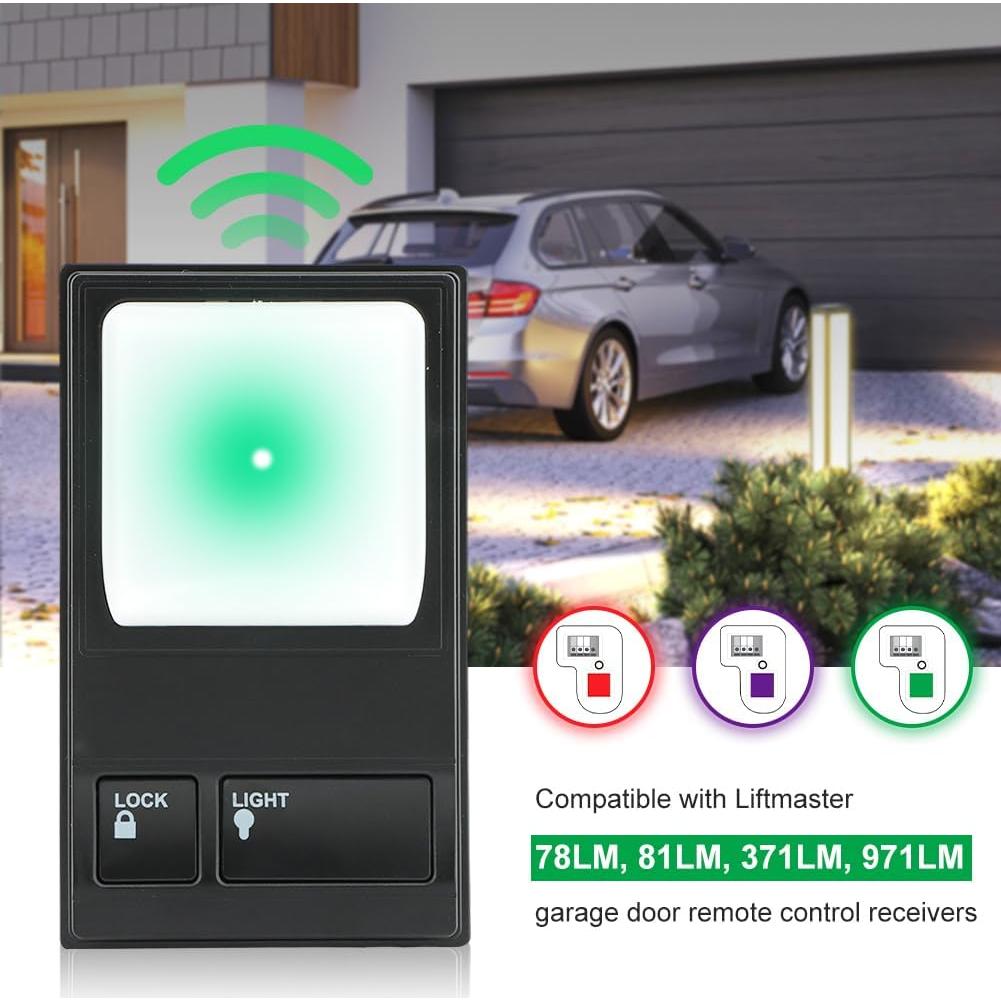 Panel de Control de Abridor de Puerta de Garaje QWLWBU 12.45x7.87cm