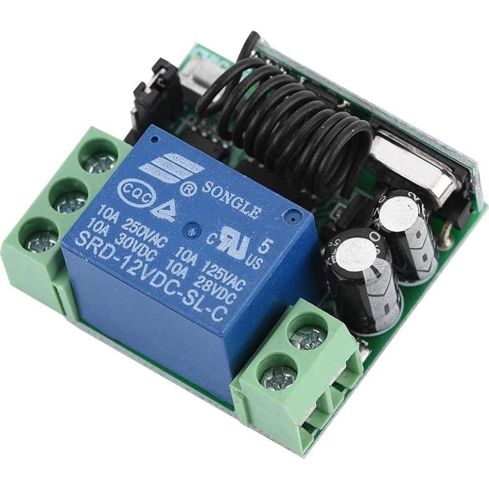 Interruptor Remoto Inalámbrico 12V V BESTLIFE 433MHz 10A