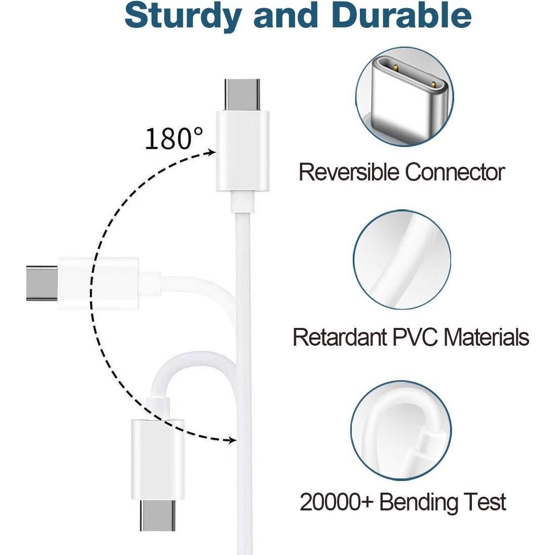 Cargador de pared USB-C para Apple TV y AirPods Pro - 1m
