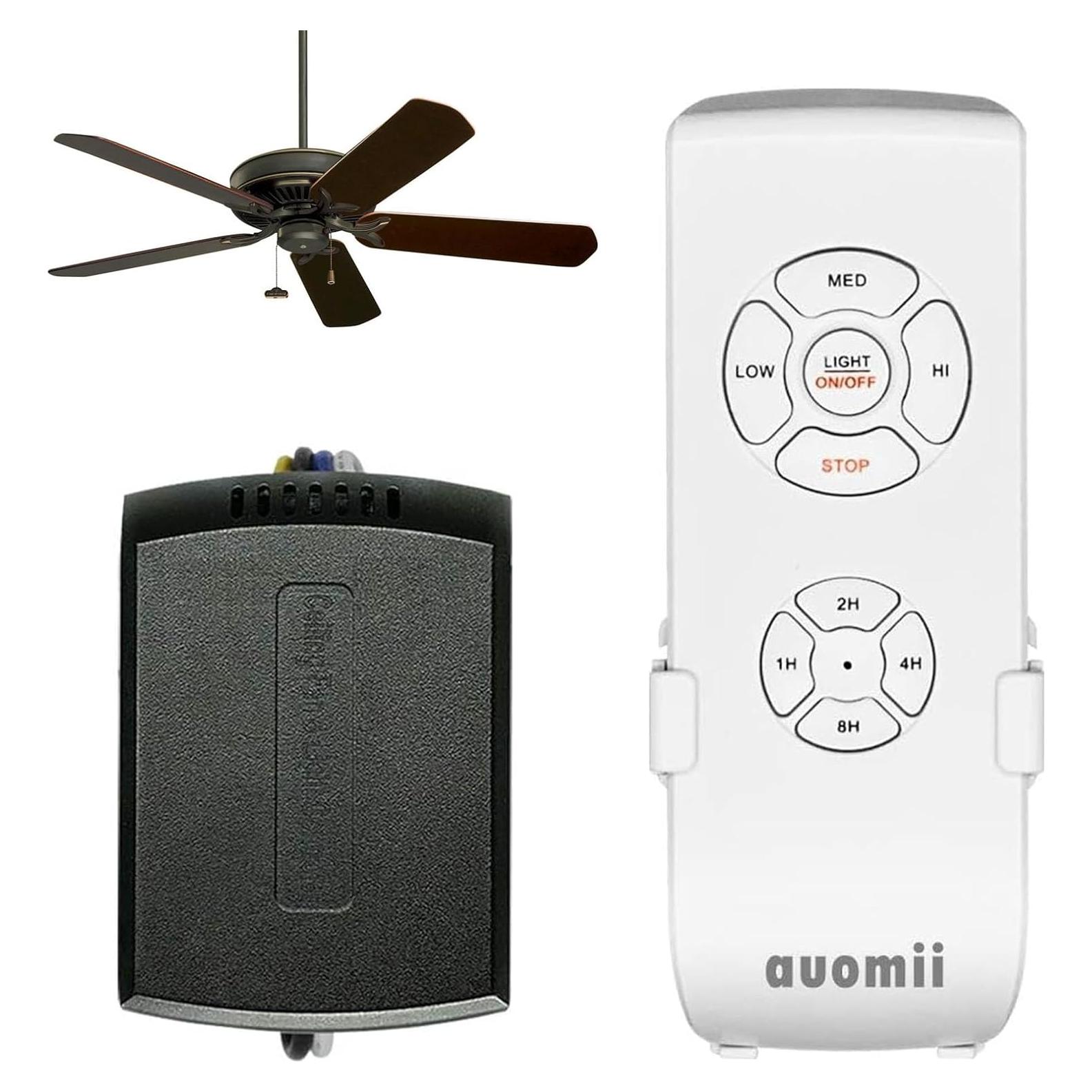 Kit Control Remoto Universal para Ventilador de Techo AUOMII