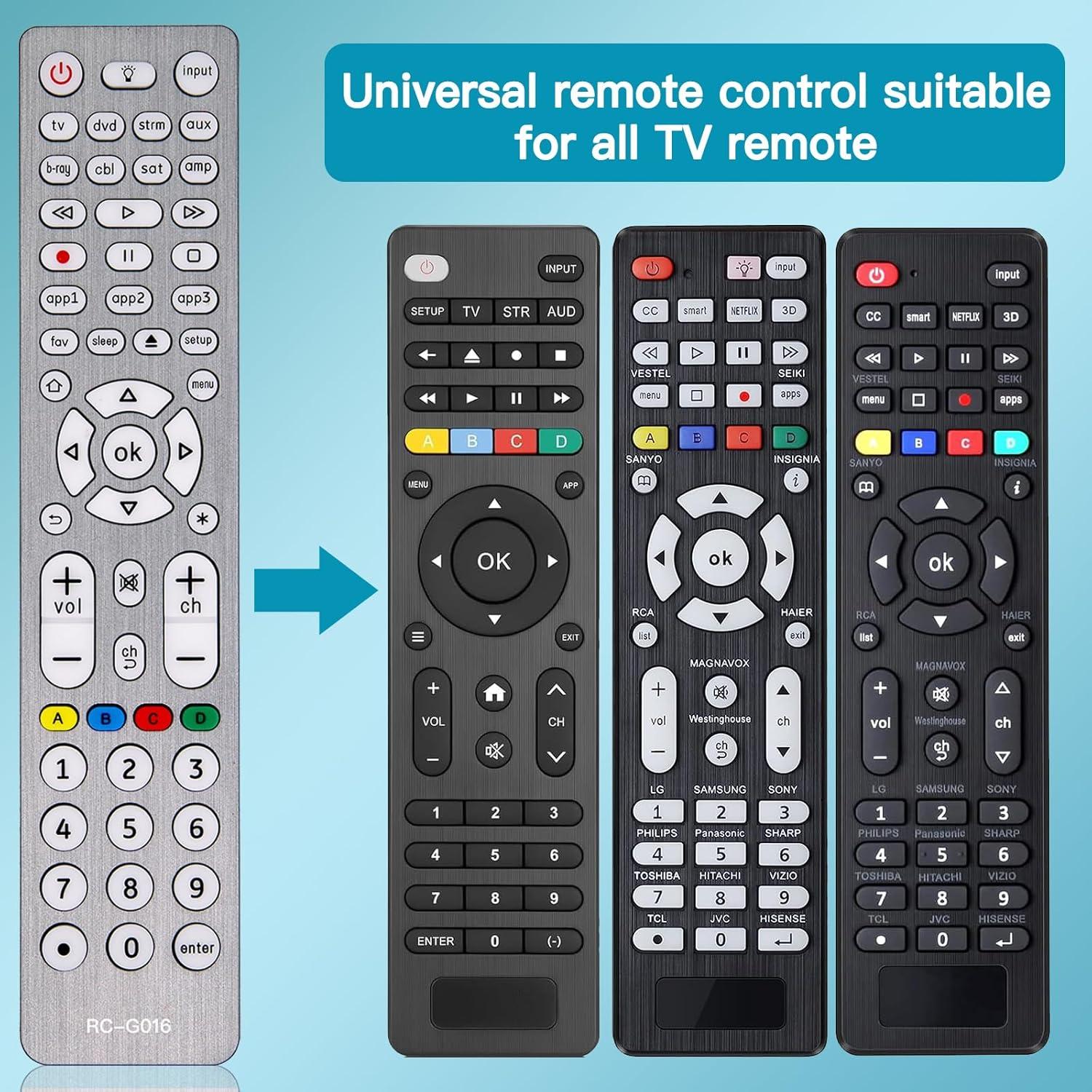 Control Remoto Universal Retroiluminado SMATAR 8 en 1