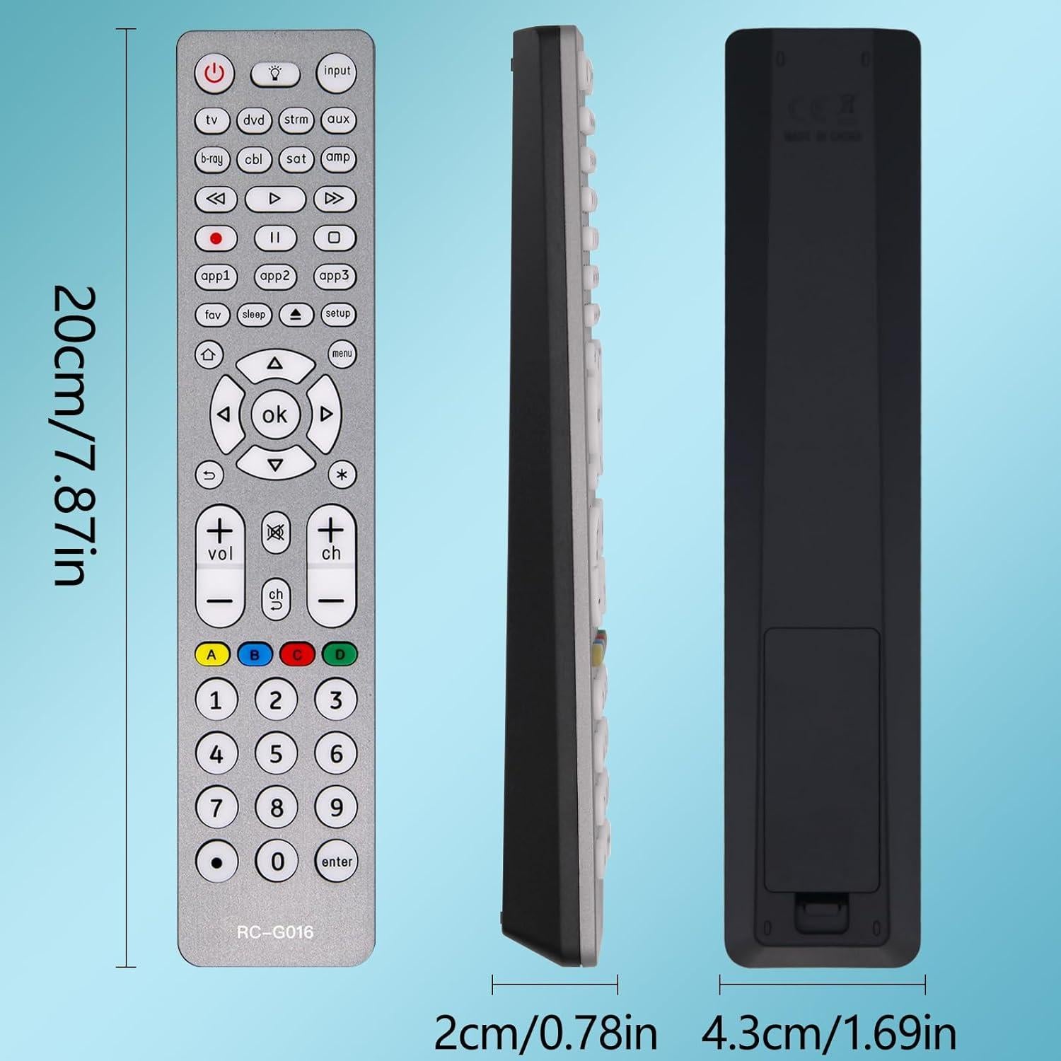 Control Remoto Universal Retroiluminado SMATAR 8 en 1