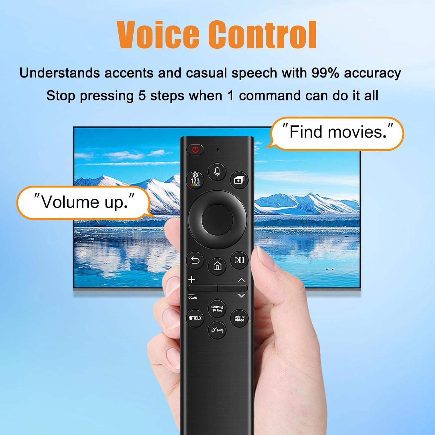 Control Remoto de Voz YALVHKI BN59-01385A para TV Samsung