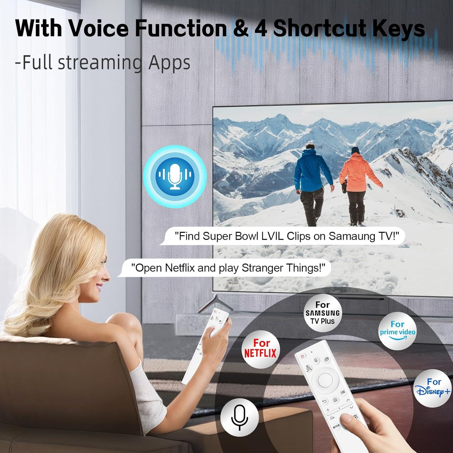 Control Remoto Solar Samsung BN59-01391A con Voz Bluetooth