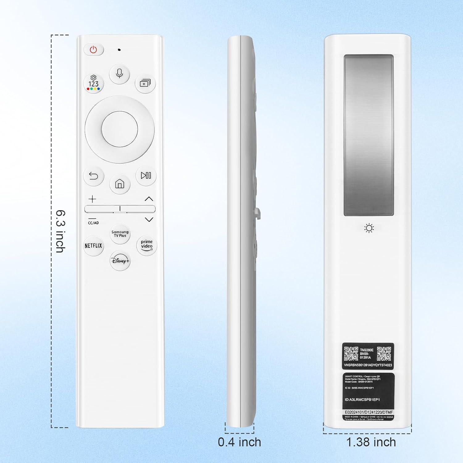 Control Remoto Solar Samsung BN59-01391A con Voz Bluetooth