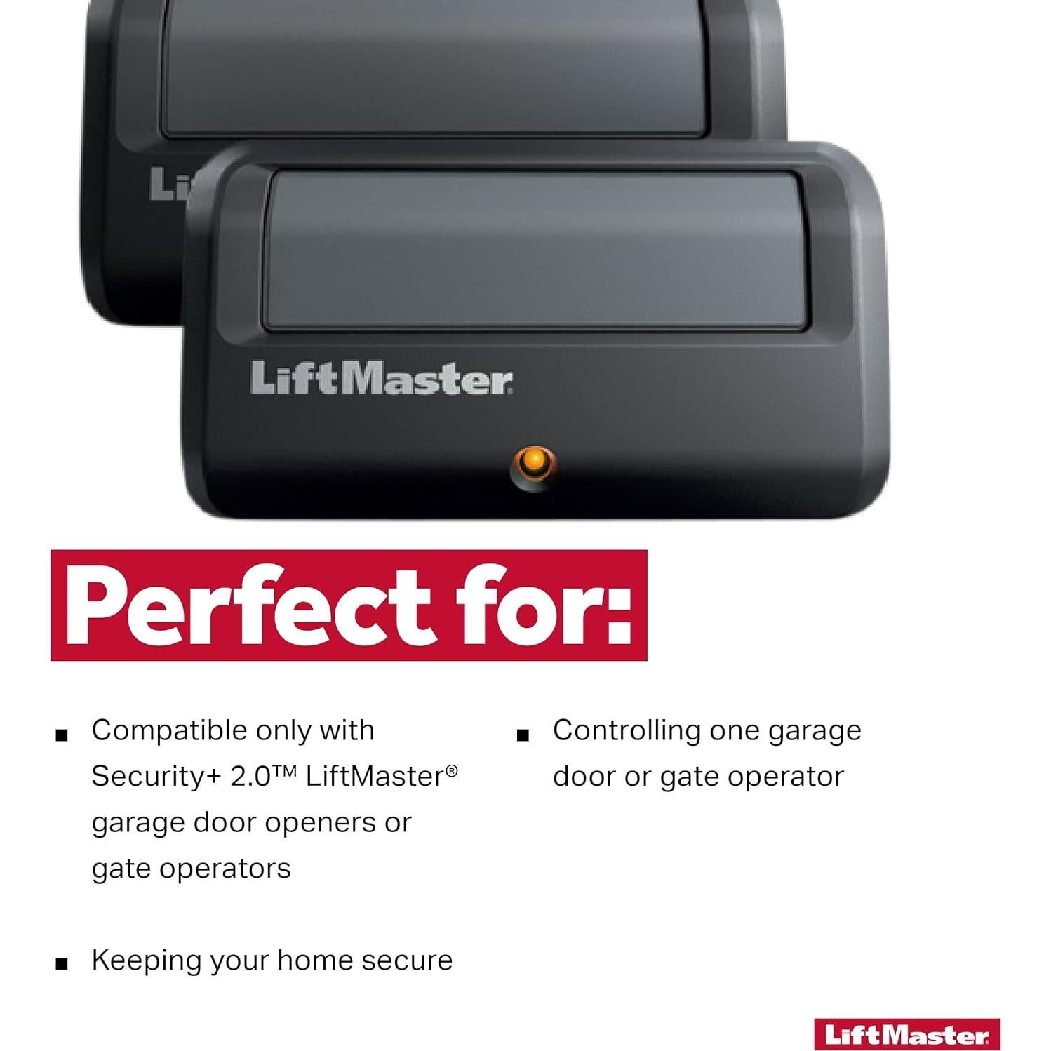 Control Remoto LiftMaster 891LM Security+ 2.0 - Paquete de 2