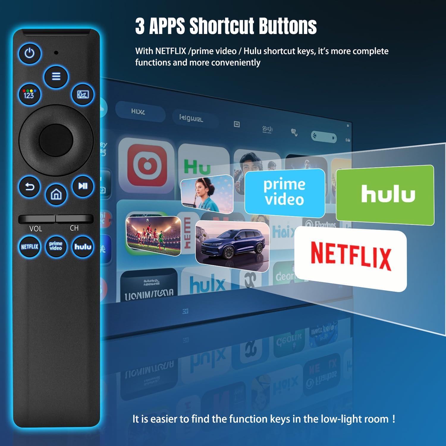 Control Remoto Universal Retroiluminado Samsung para TV 4K UHD