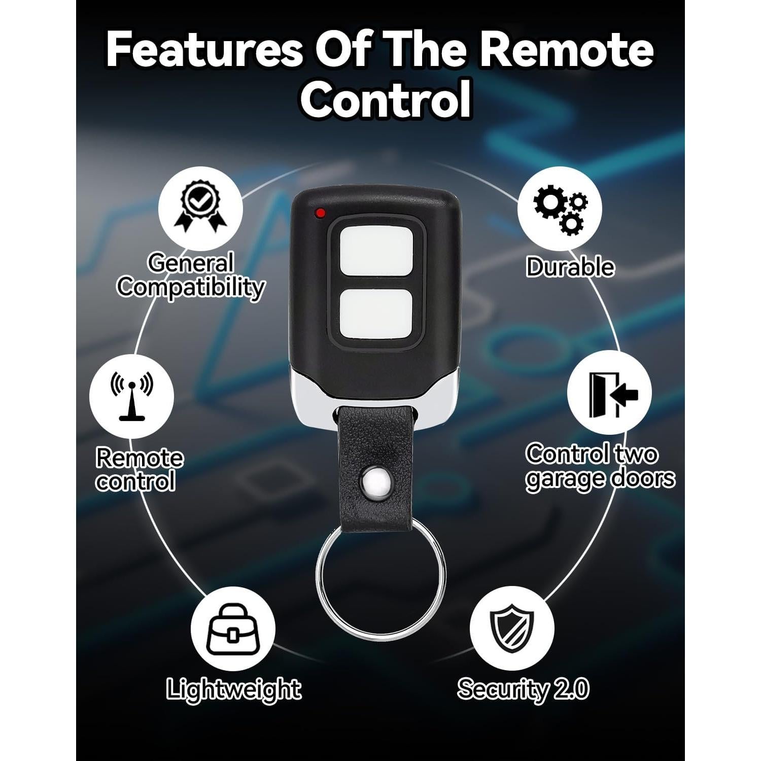 Control Remoto Universal para Puerta de Garaje Lift Master 893MAX