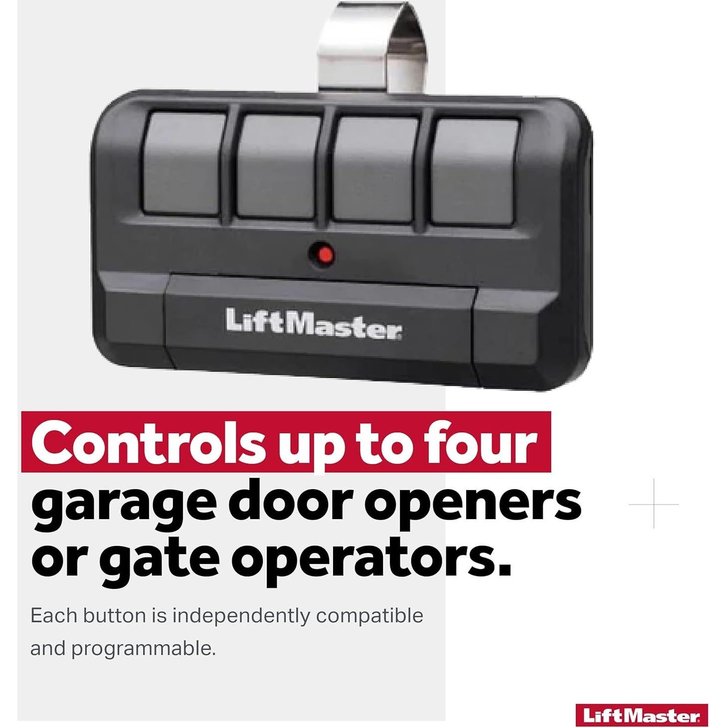 Control Remoto LiftMaster 894LT 4 Botones para Puertas de Garaje