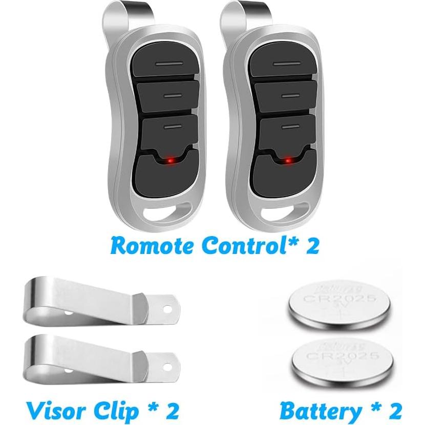 Control Remoto Universal LongCtrl para Puerta de Garaje Genie G3T-R G3T-BX G3T-A