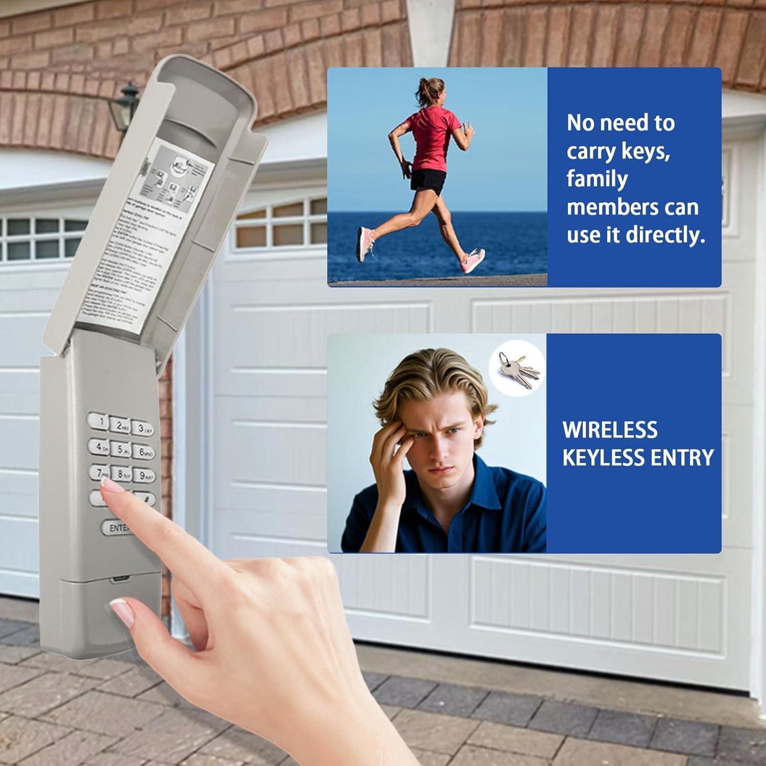 Teclado Inalámbrico Universal XDTKML 877MAX para Garaje