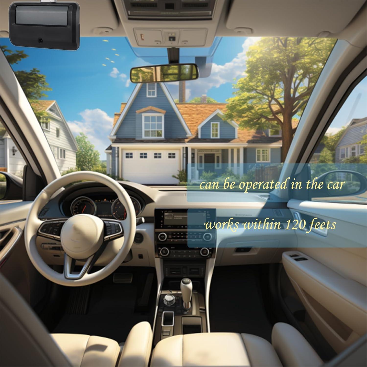 Control Remoto 891LM Werhoo para Garaje Amarillo Verde